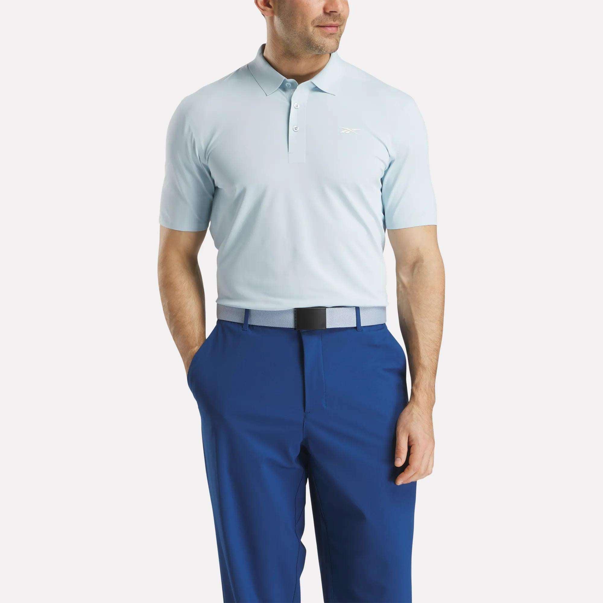 Men's Short Sleeve Bonded Micro Pique Polo Shirt Male Product Image