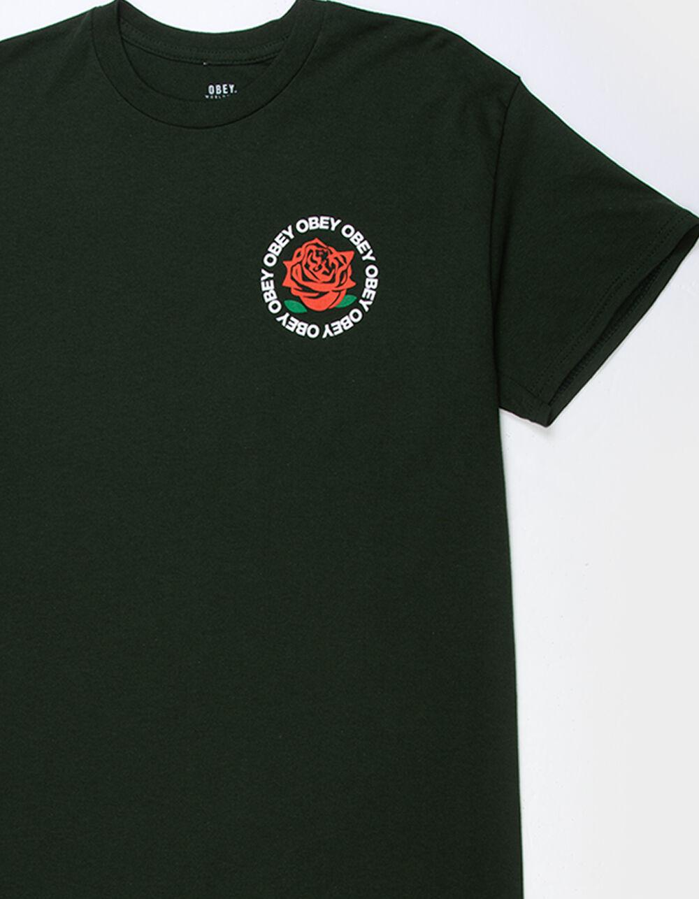 OBEY Rose Mens Tee - FOREST Product Image