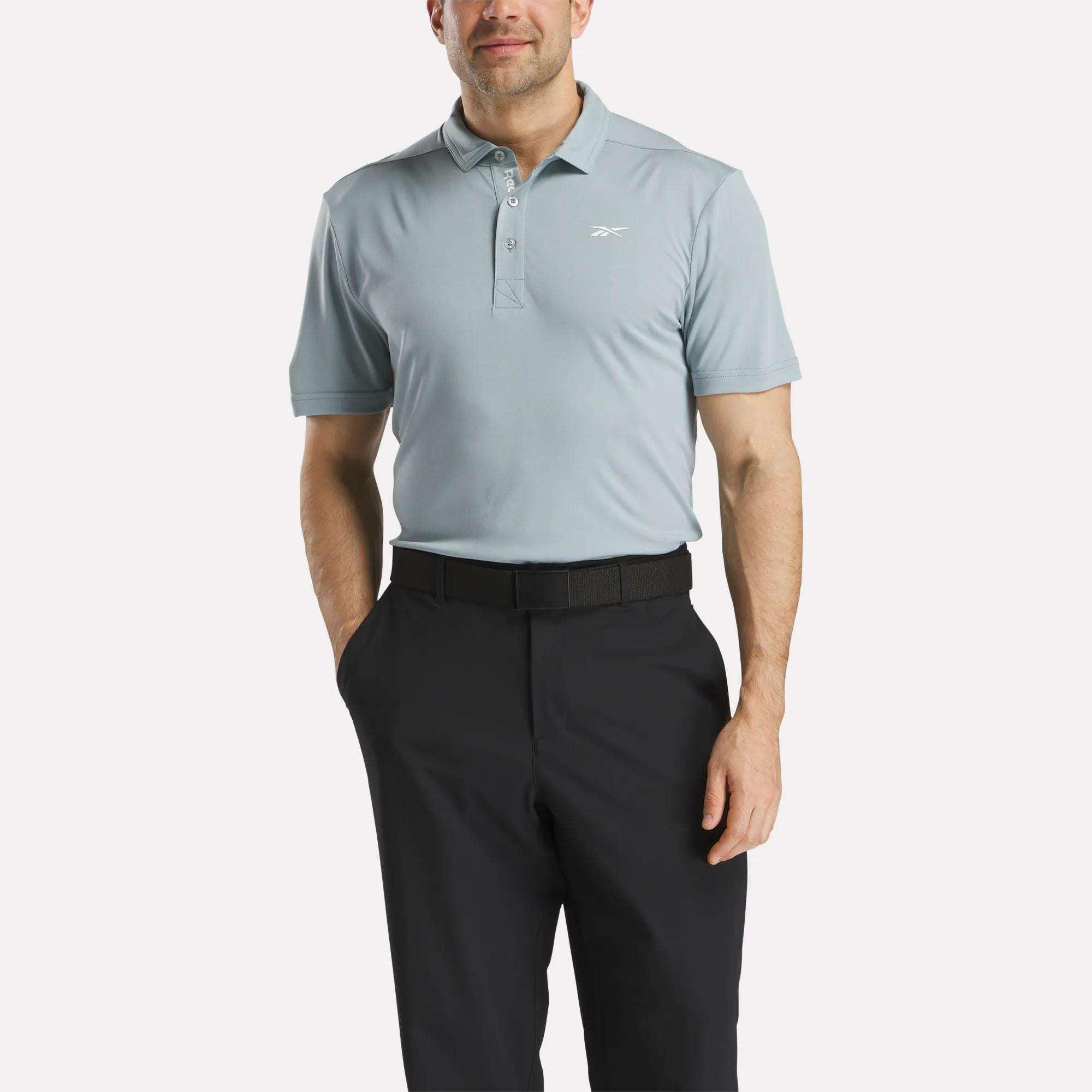 Men's Short Sleeve Oxford Knit Pique Polo Shirt Male Product Image