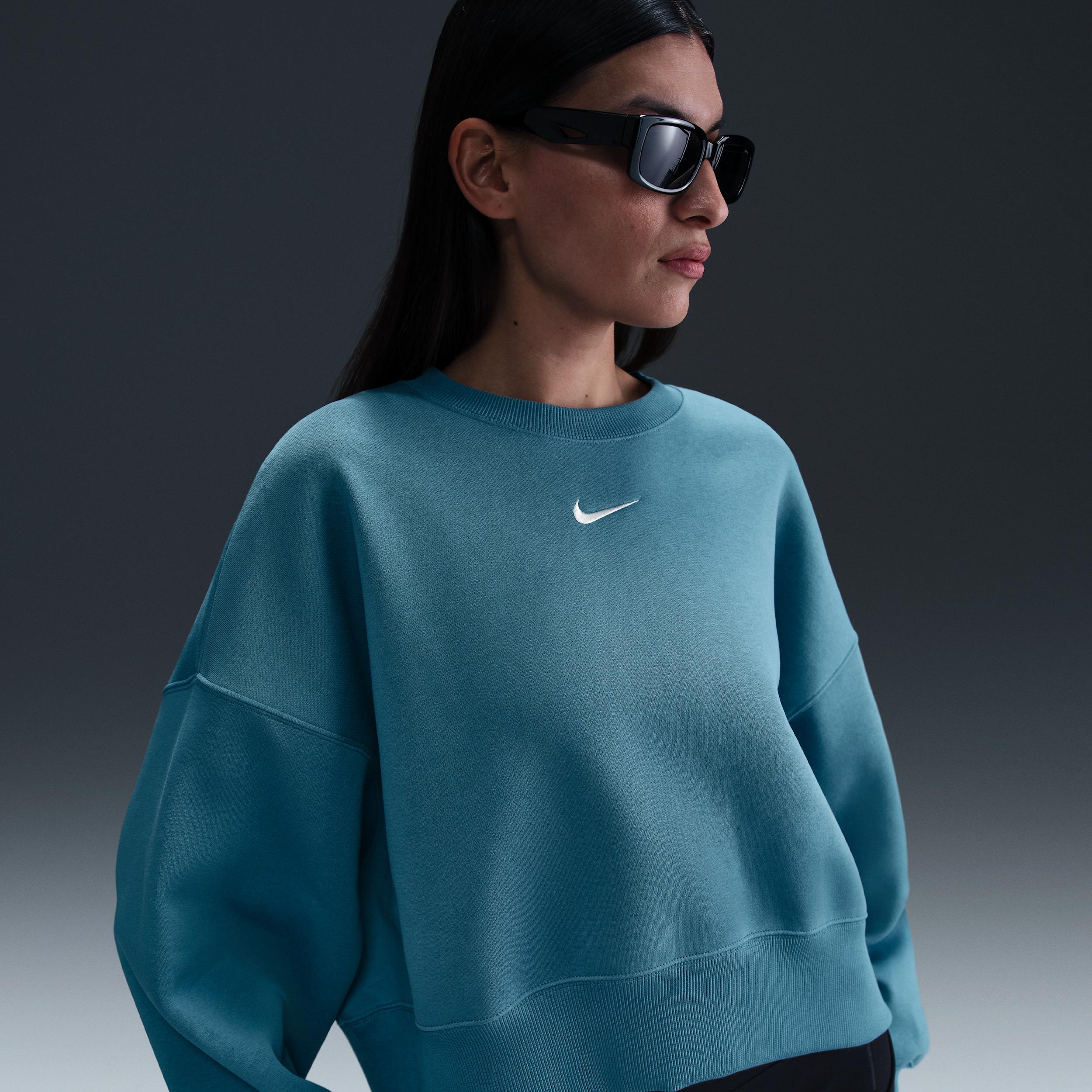 Women's Nike Sportswear Phoenix Fleece Over-Oversized Crew-Neck Sweatshirt Product Image