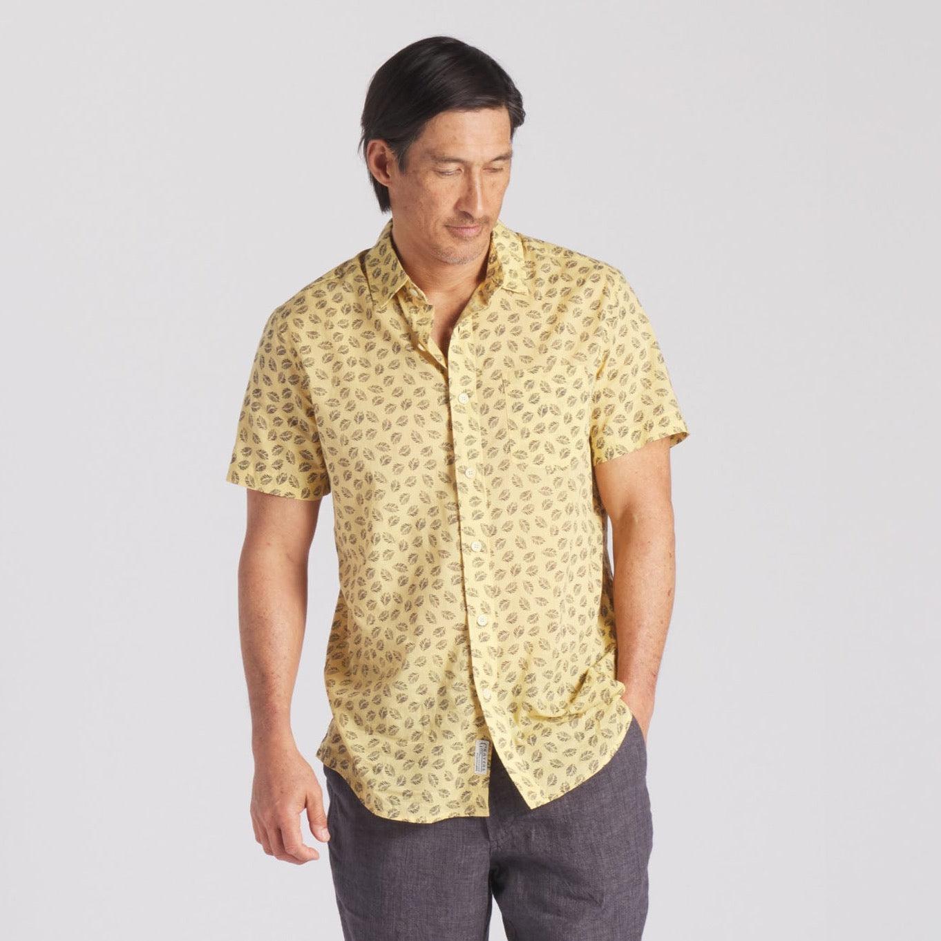 Portofino Featherweight Printed Short Sleeve - Sahara Sun Product Image