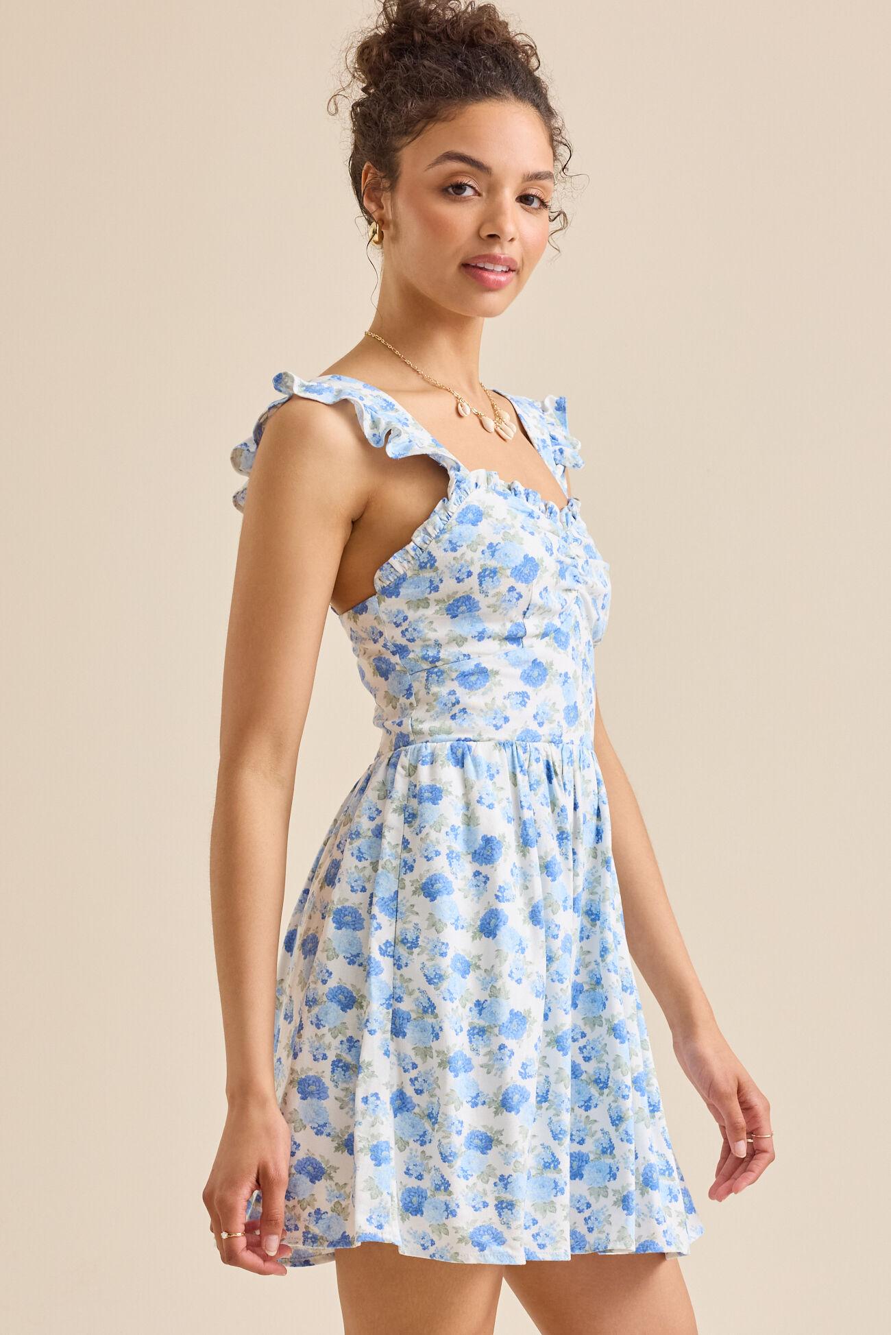 Cary Floral Mini Dress Product Image