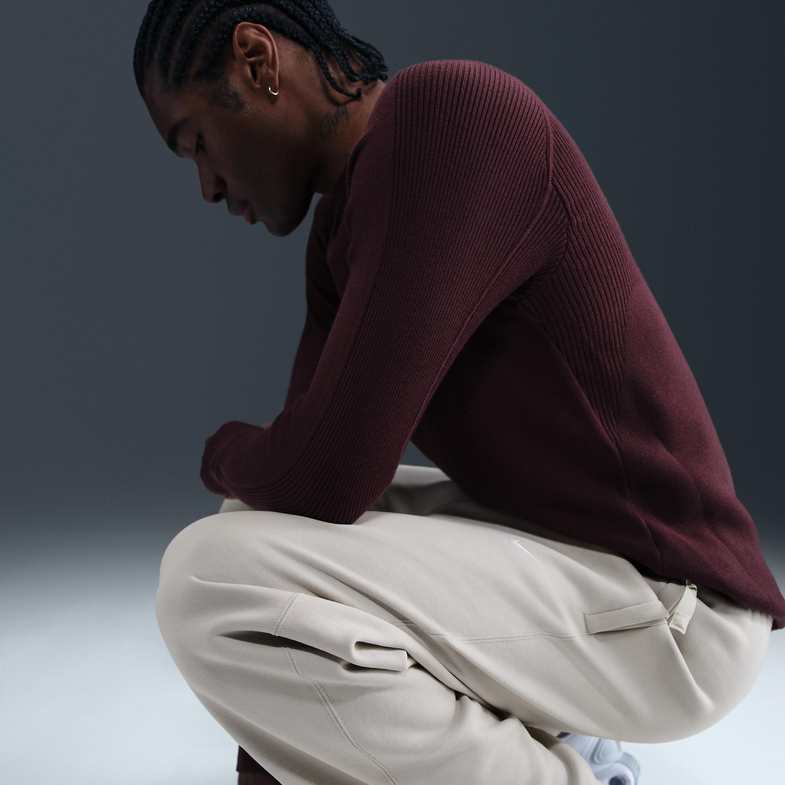 Nike Men's Solo Swoosh Open-Hem Fleece Pants Product Image