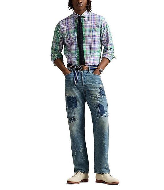 Polo Ralph Lauren Classic Fit Bright Plaid Oxford Long Sleeve Woven Shirt Product Image