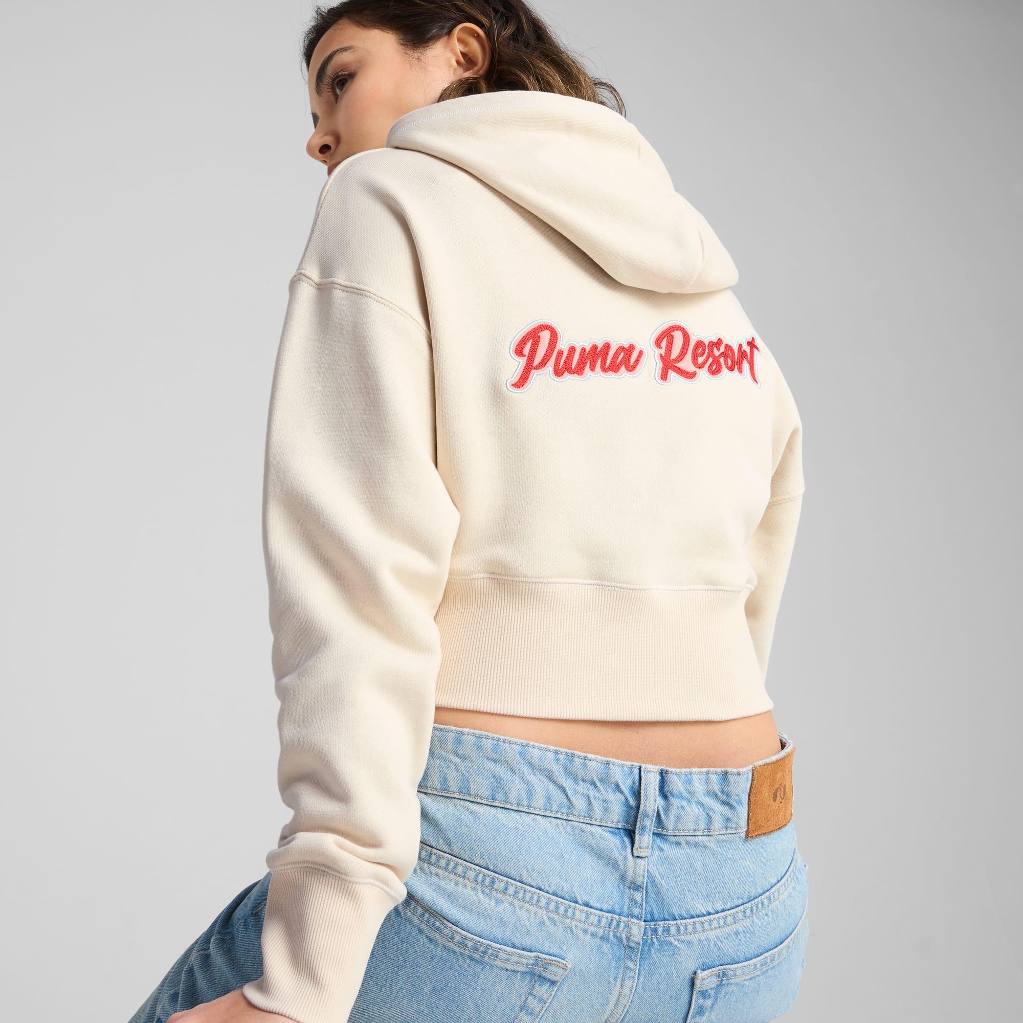 Premium Essentials Women's Relaxed Graphic Hoodie Product Image
