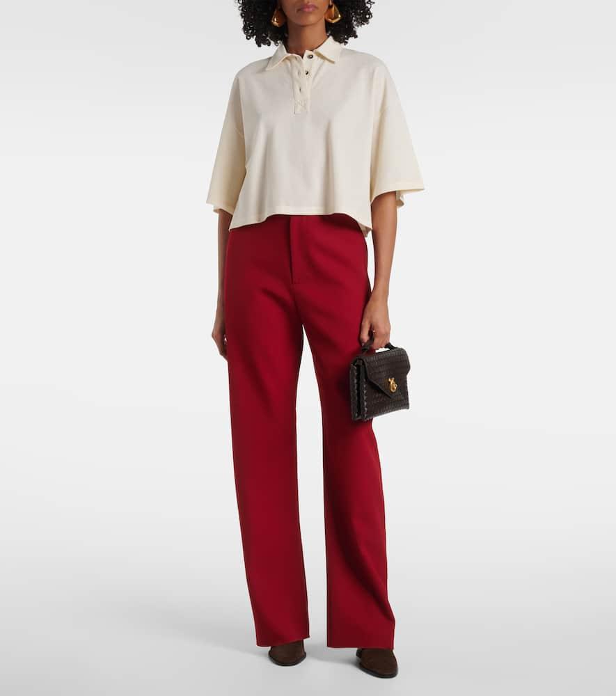 BOTTEGA VENETA Knot Lock Medium Intrecciato Leather Shoulder Bag In Brown Product Image