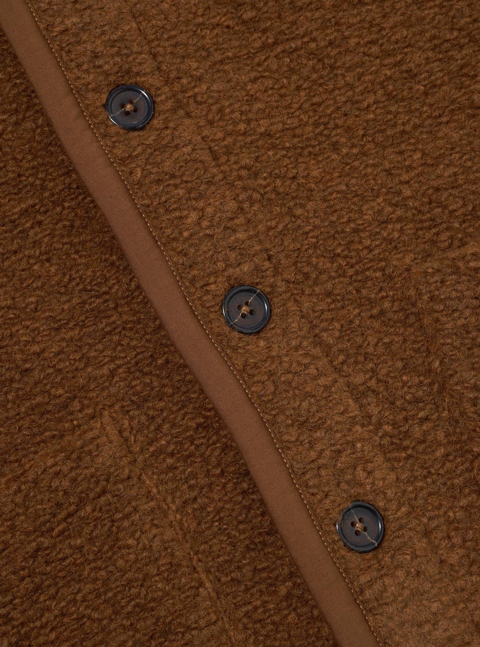 Brown Alvar Fleece Lancaster Jacket Product Image