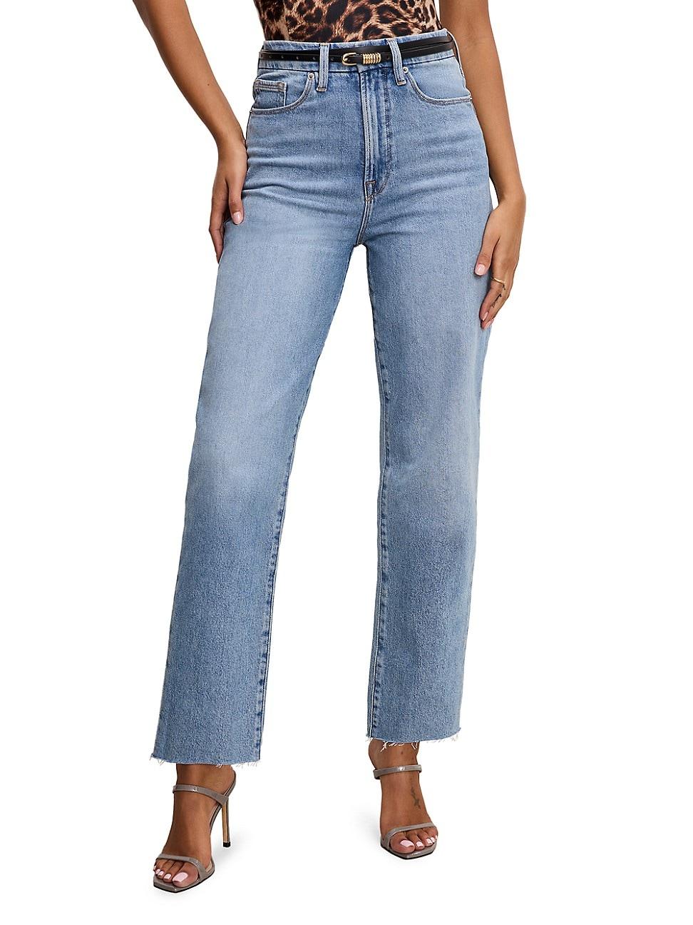 Womens Good Boy Straight Crop Jeans Product Image