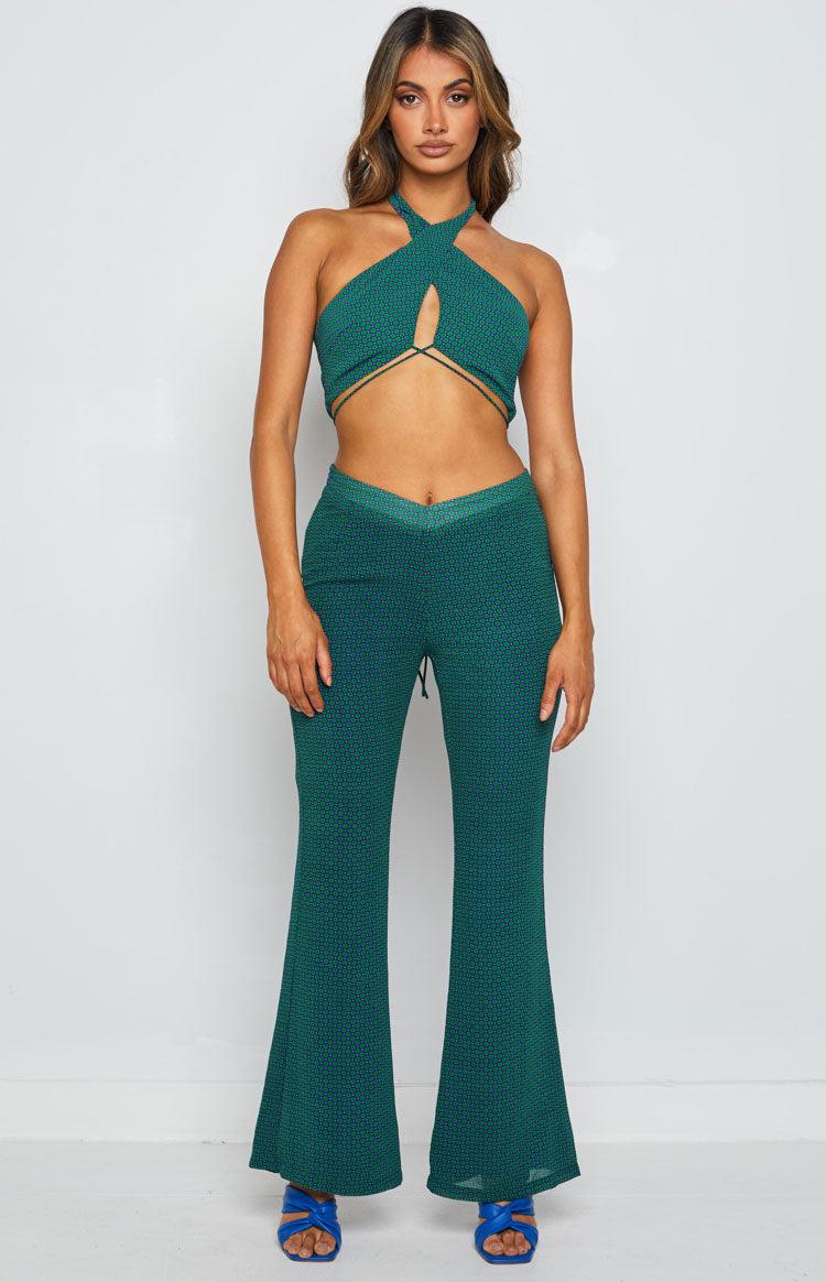 Clifford Teal Pants Product Image