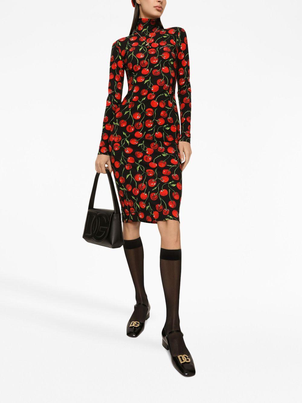 logo-embossed leather shoulder bag Product Image