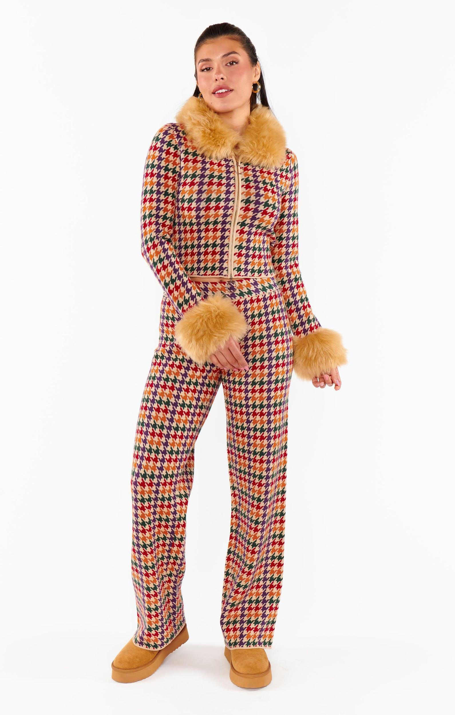 Zermatt Sweater Pant ~ Valley Houndstooth Knit Product Image