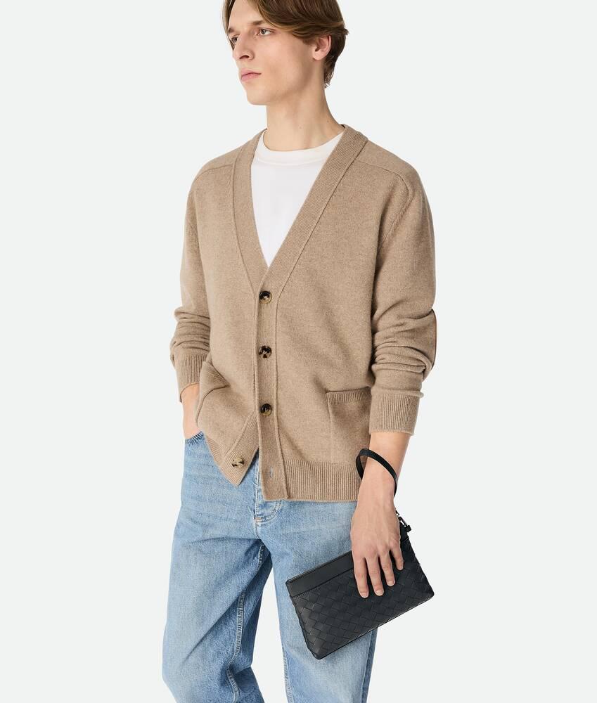 Men's Intrecciato Prism Pouch in Ardoise Product Image