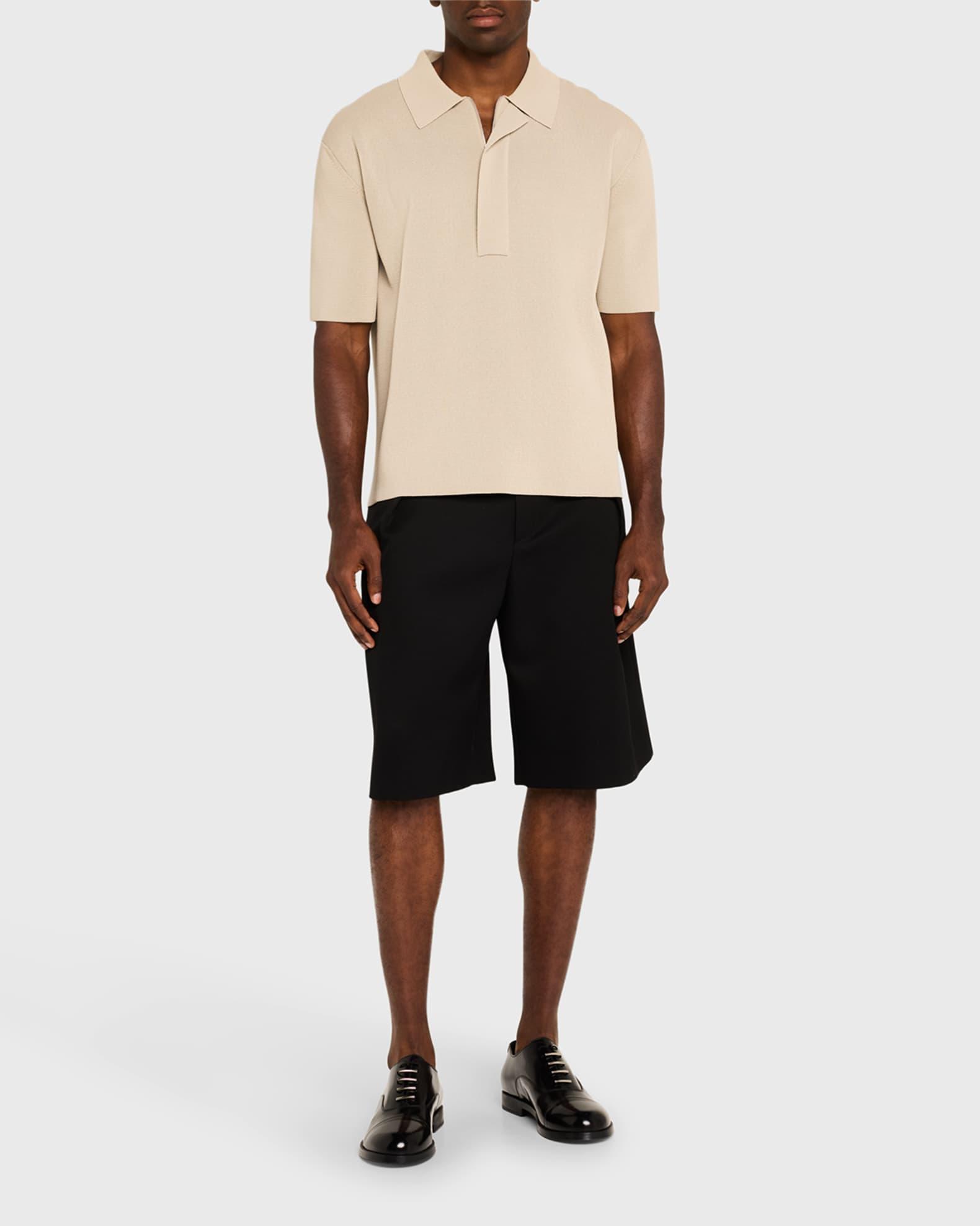 Men's Alastar Fabric-Trim Leather Derby Shoes Product Image