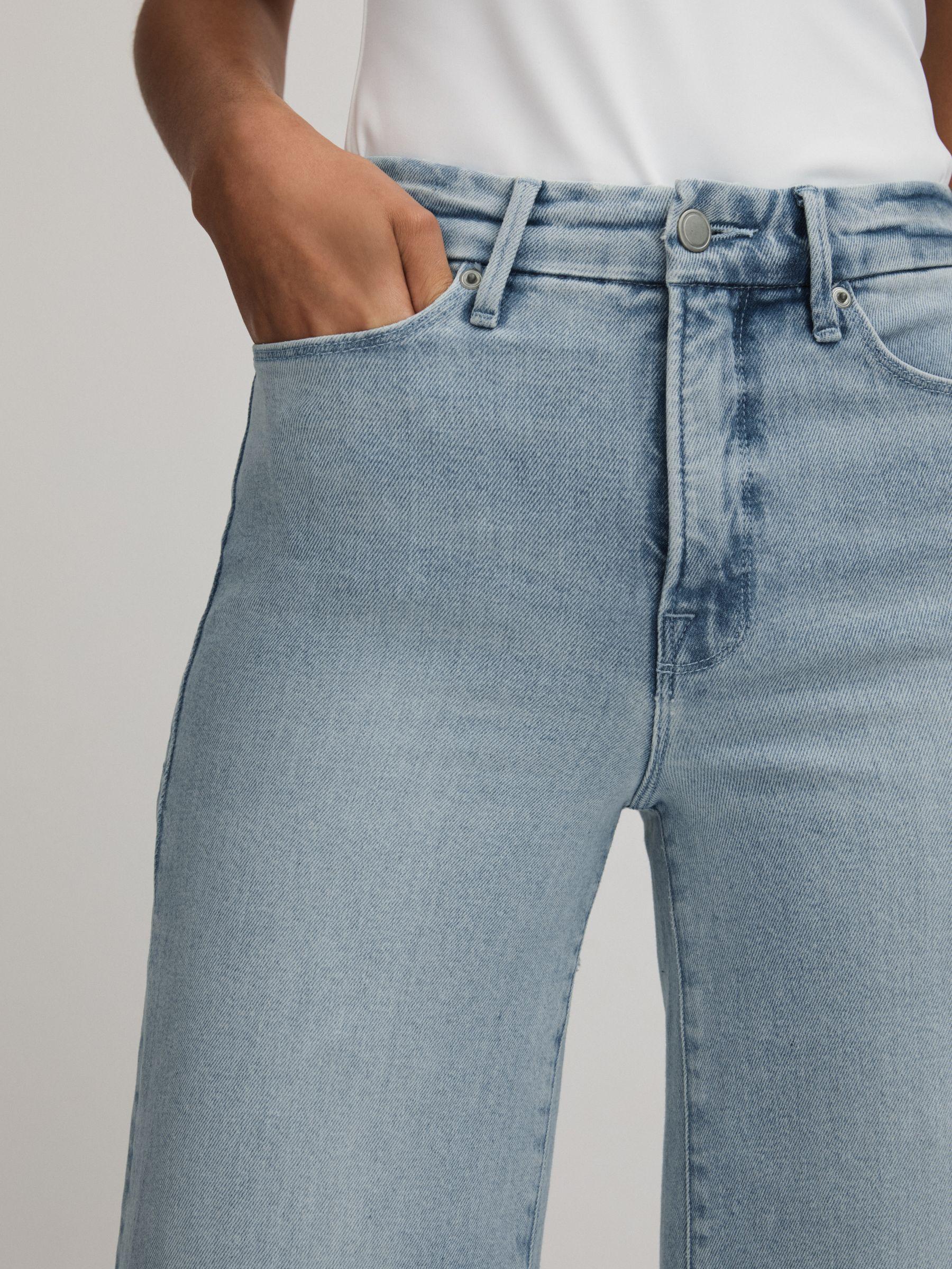 Good Waist Palazzo Pale Blue Palazzo Jeans Product Image