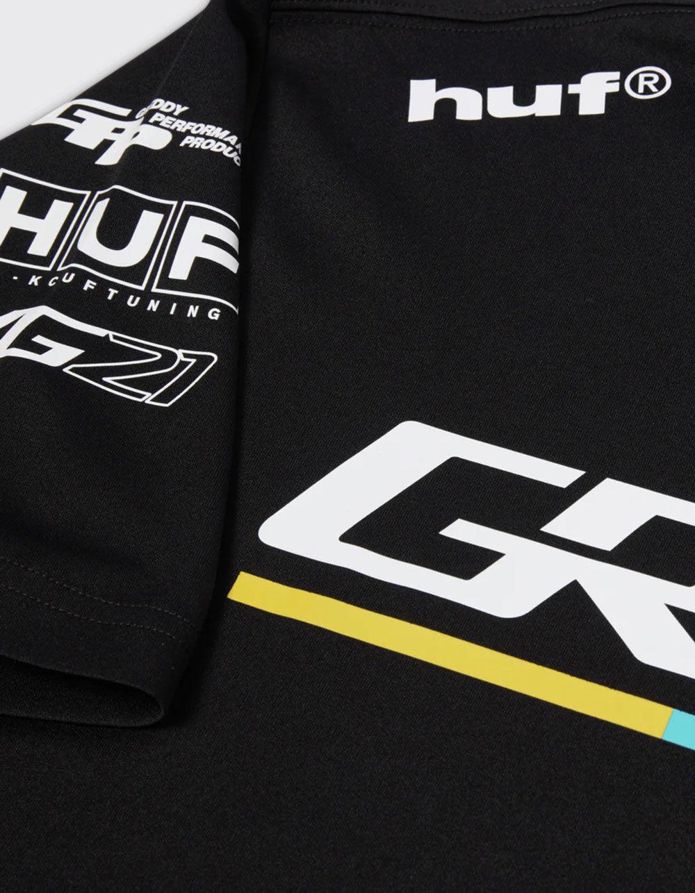 HUF X GReddy Mens Formula Jersey - BLACK Product Image