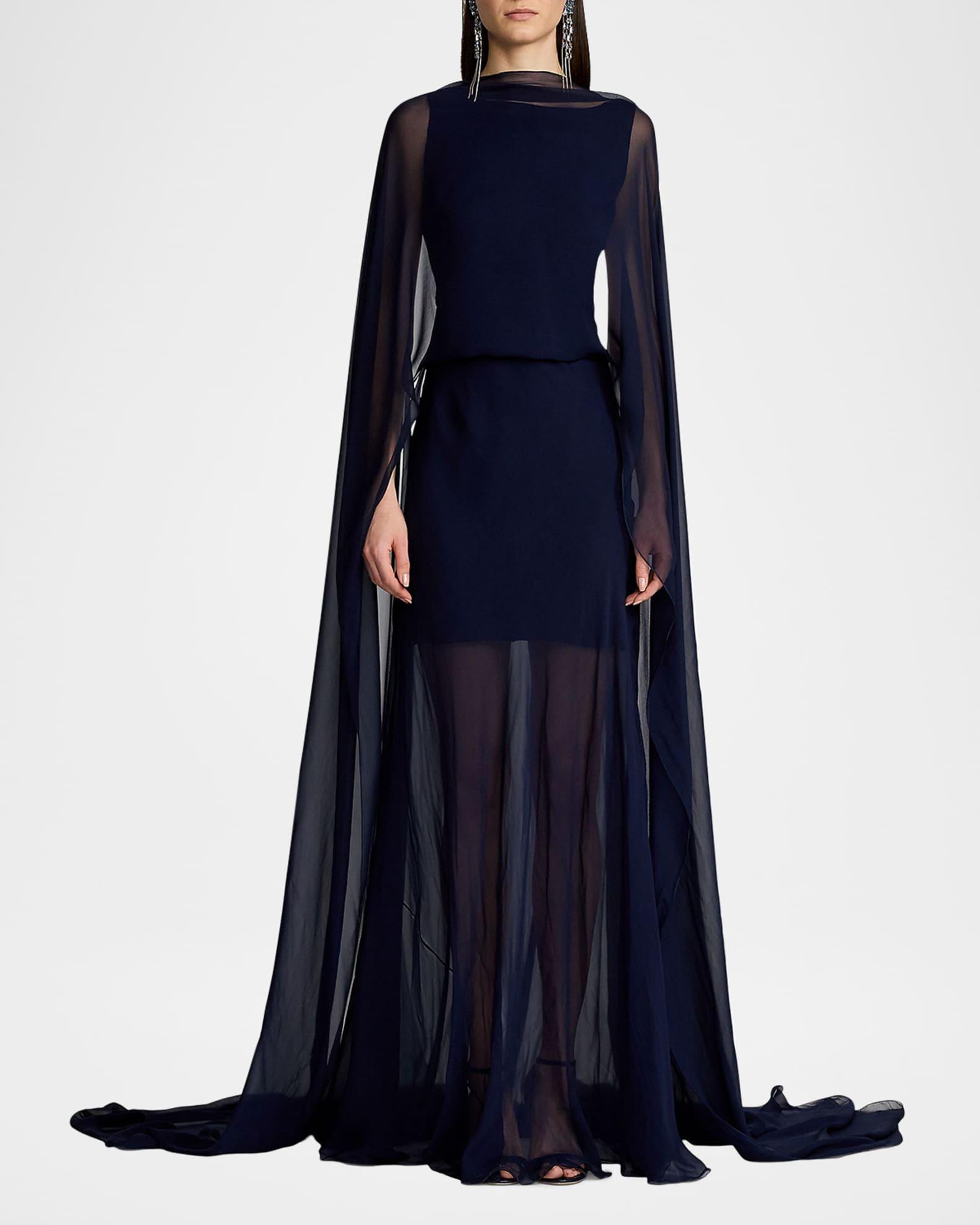 Dylon Washed Chiffon Scarf Evening Dress Product Image