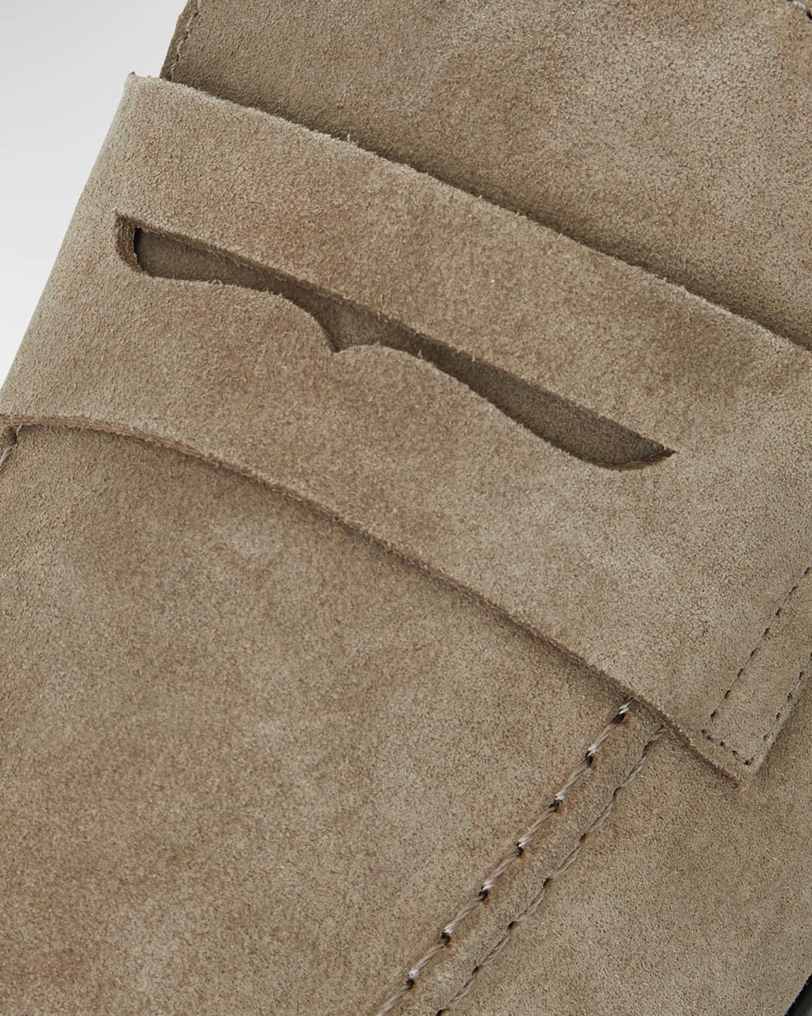 Men's Lastra Suede Penny Loafers Product Image
