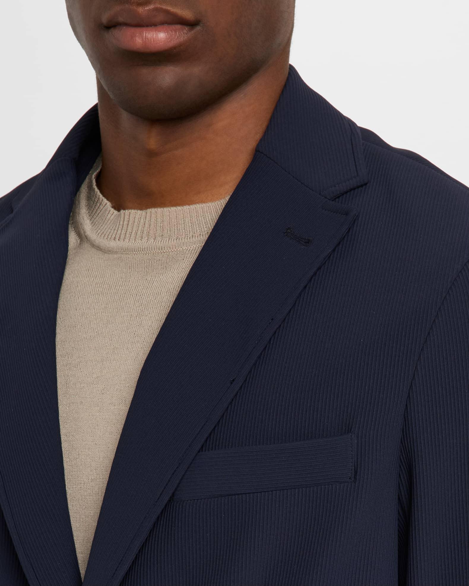 Men's Nylon Stretch Blazer with Removable Hood Product Image