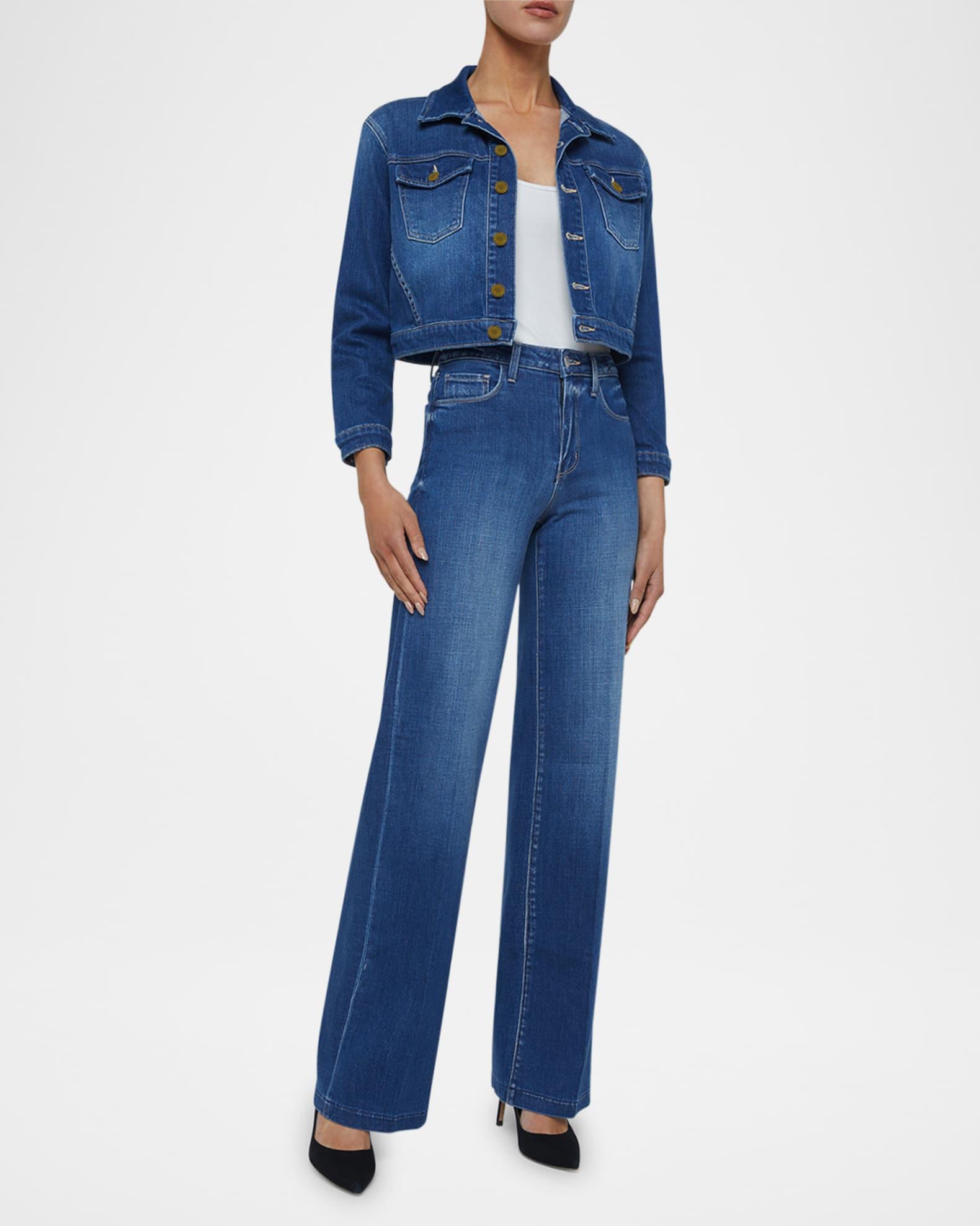 Koda Cropped Denim Jacket Product Image