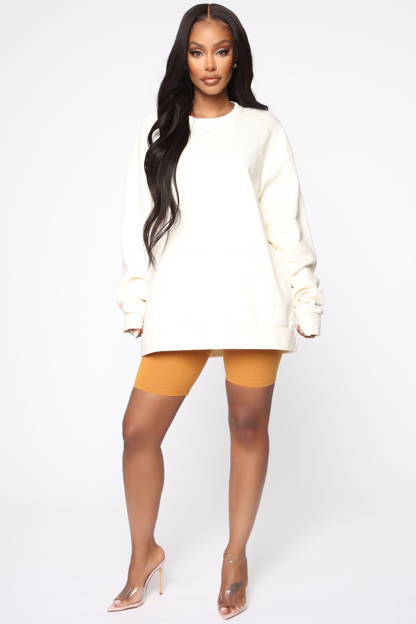 Natalee Biker Shorts - Mustard Product Image