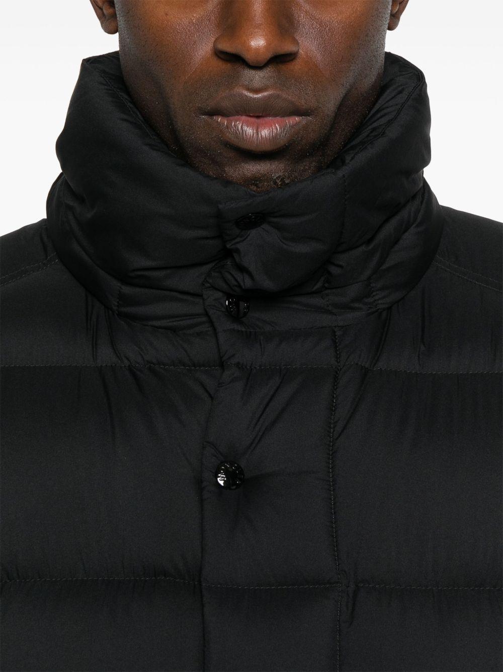 hooded quilted jacket Product Image