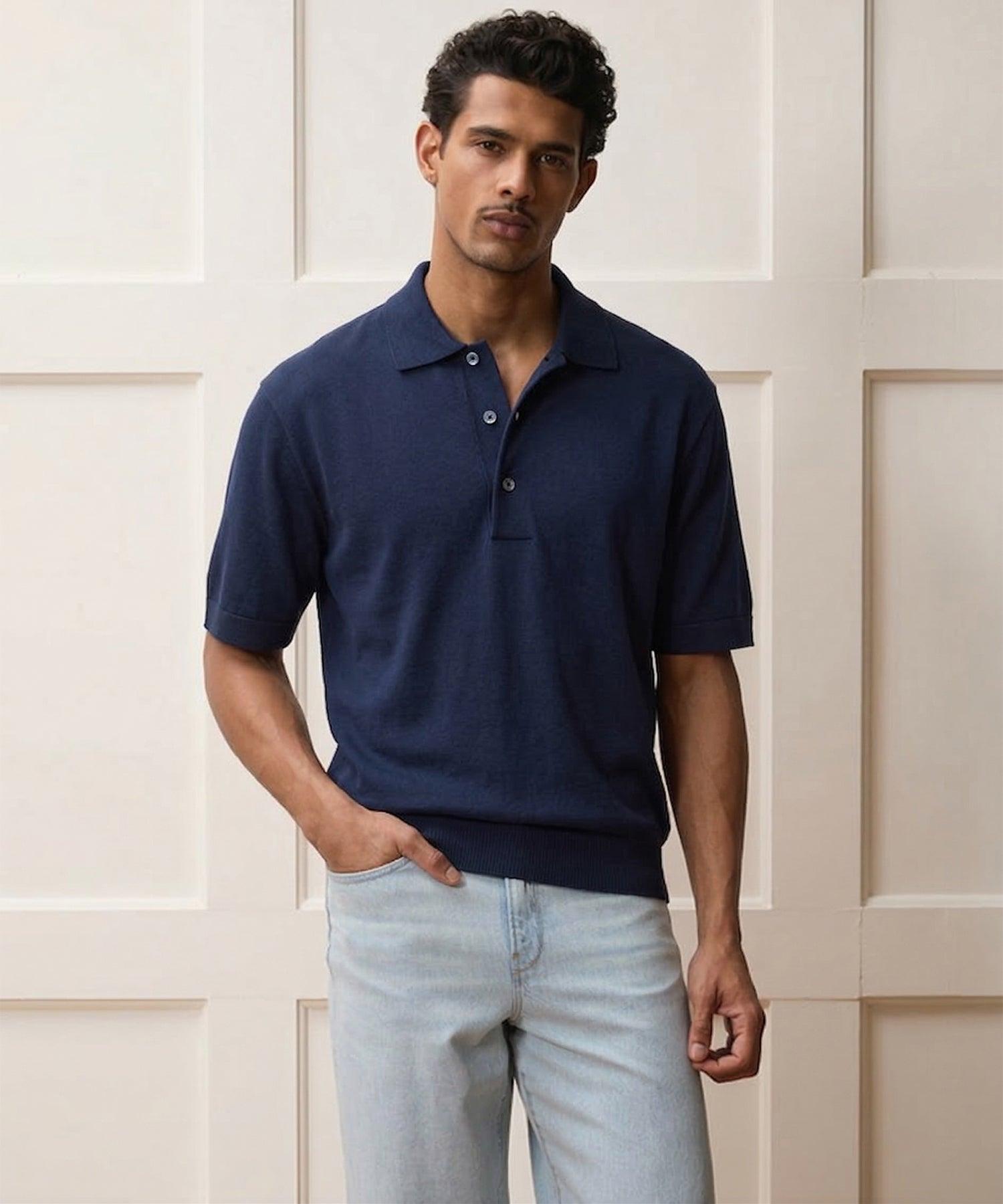 Relaxed Pique Polo Product Image