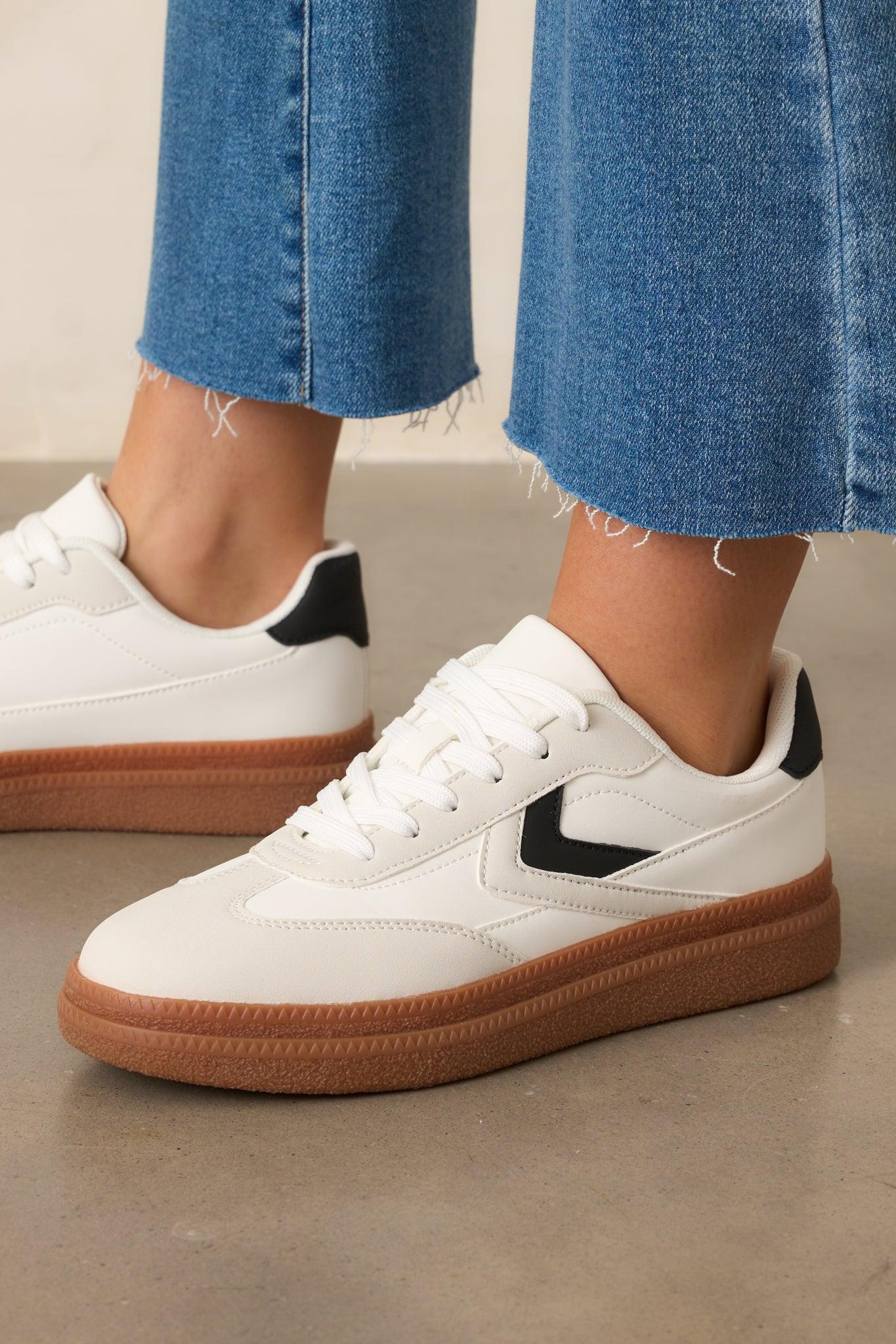 Catching Moments White & Grey Sneaker Product Image