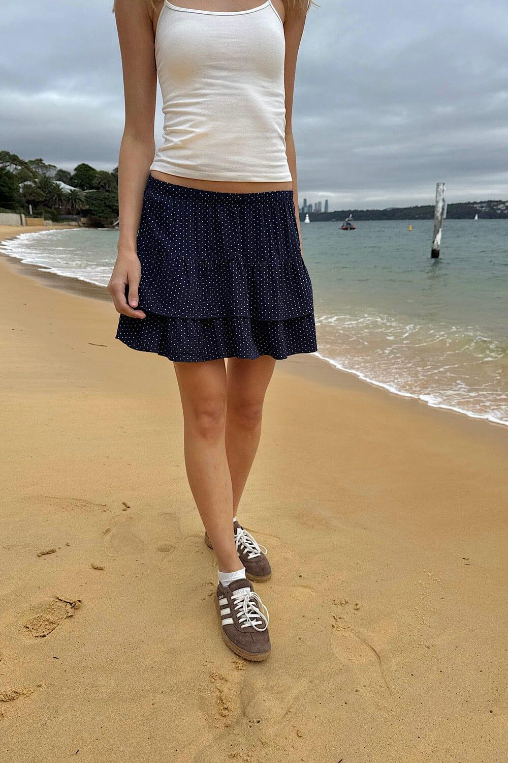 Izzy Polka Dots Mini Skirt Product Image