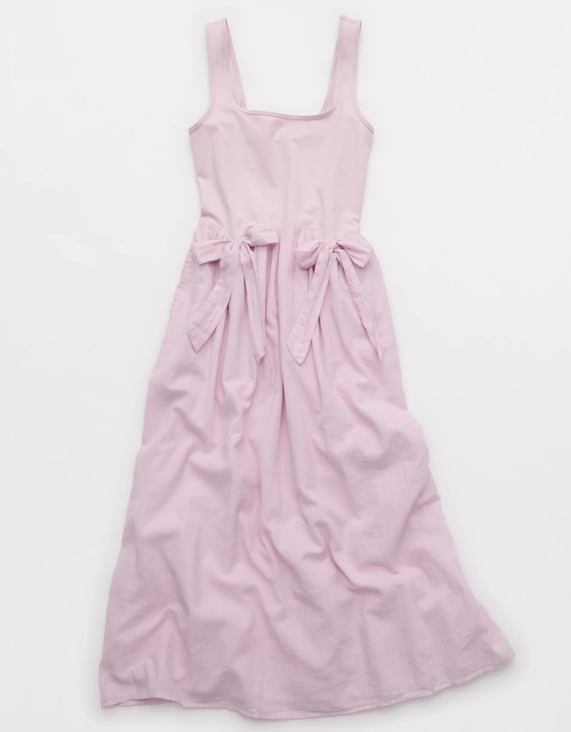 Aerie At The Barre Bow Dress Product Image