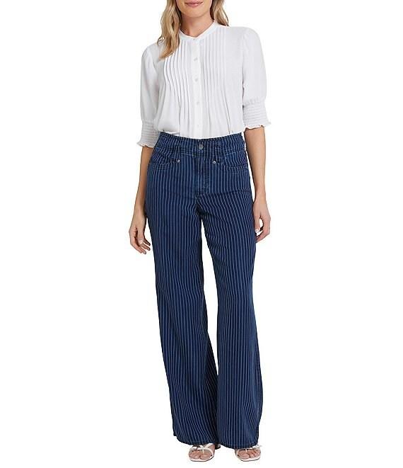 NYDJ Teresa High Rise Wide Leg Jeans Product Image
