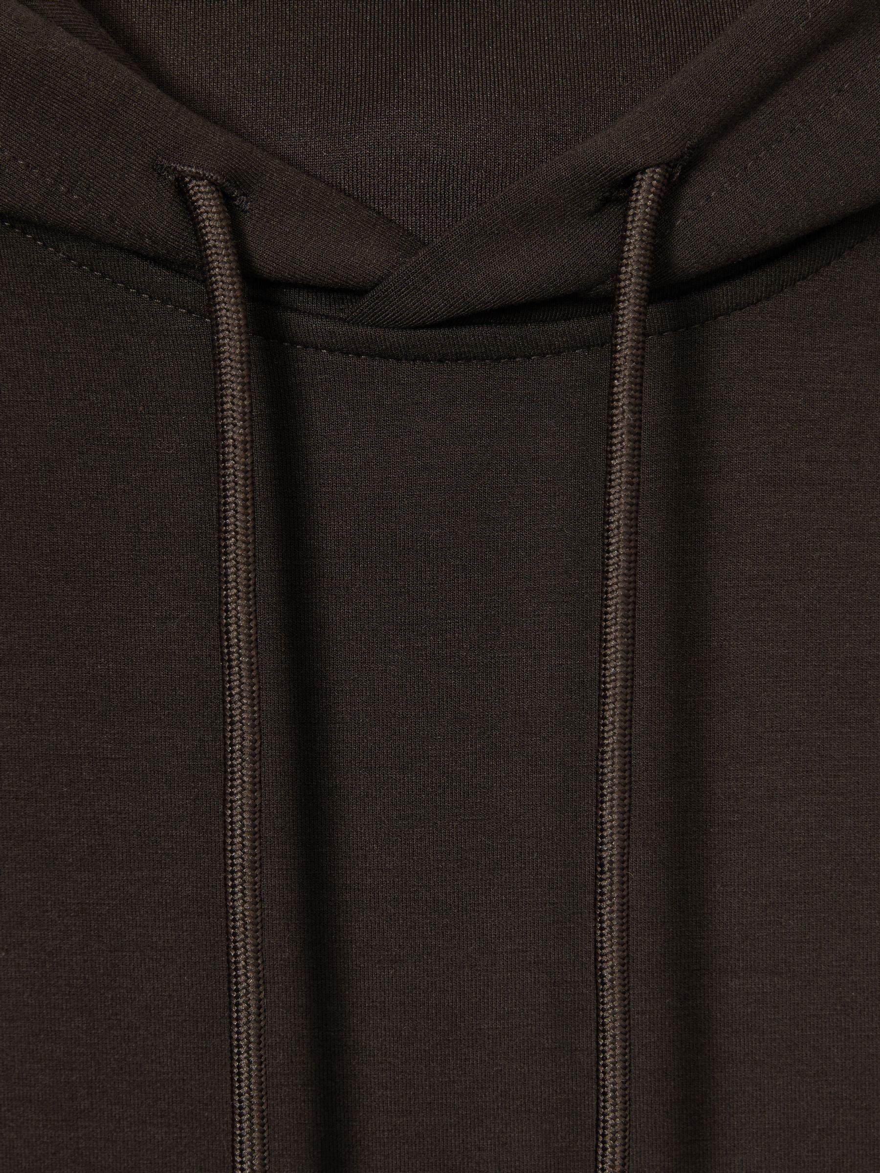 Interlock Jersey Hoodie in Chocolate Brown Product Image