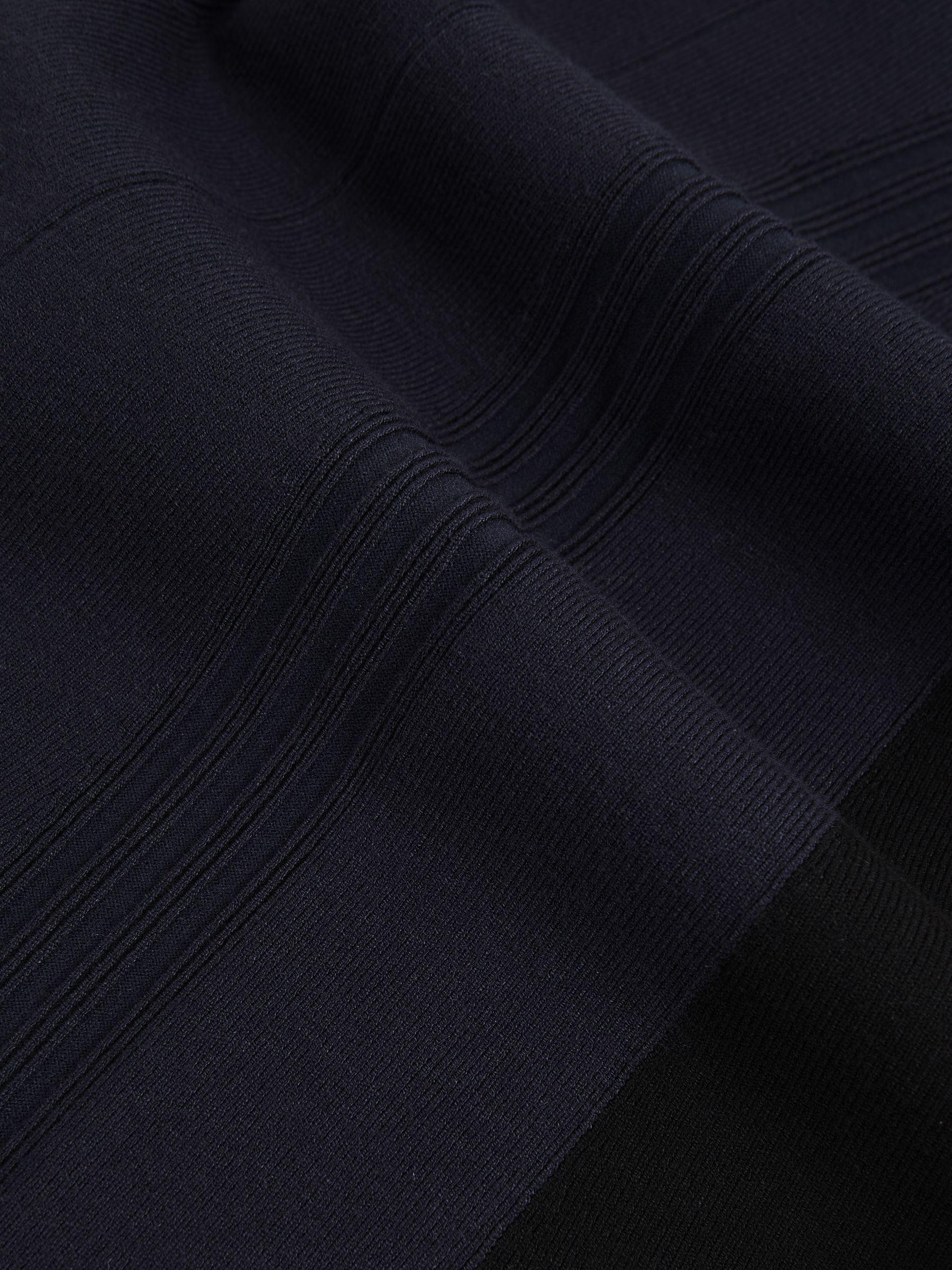 Side-Stripe Wide-Leg Check Trousers in Neutral Check Product Image