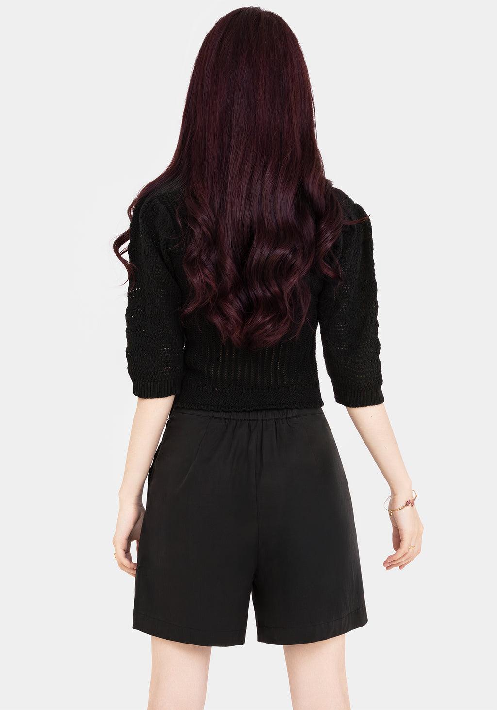 Abellona Embroidered Belted Short Product Image