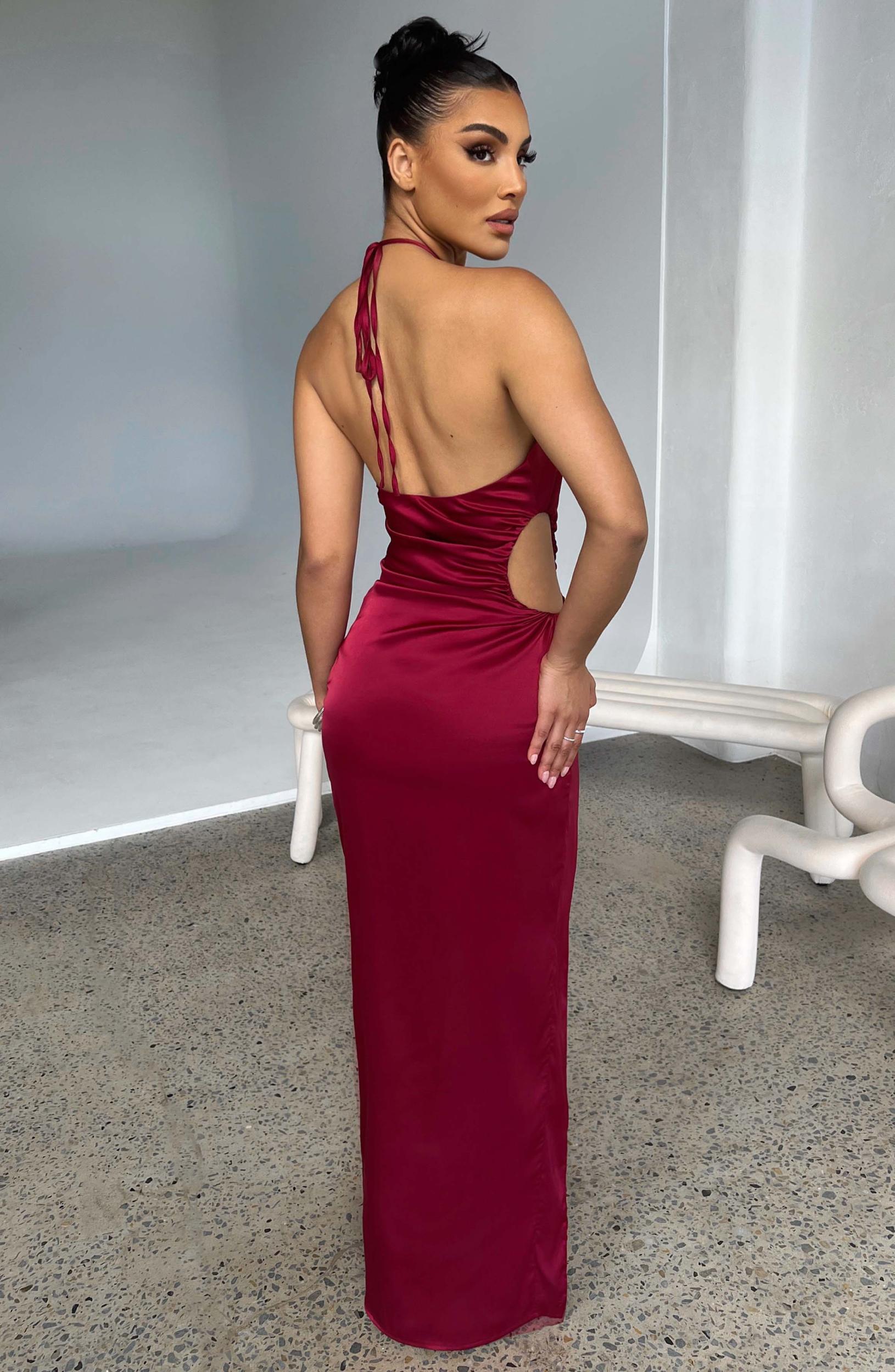Vanessa Maxi Dress - Wine Product Image