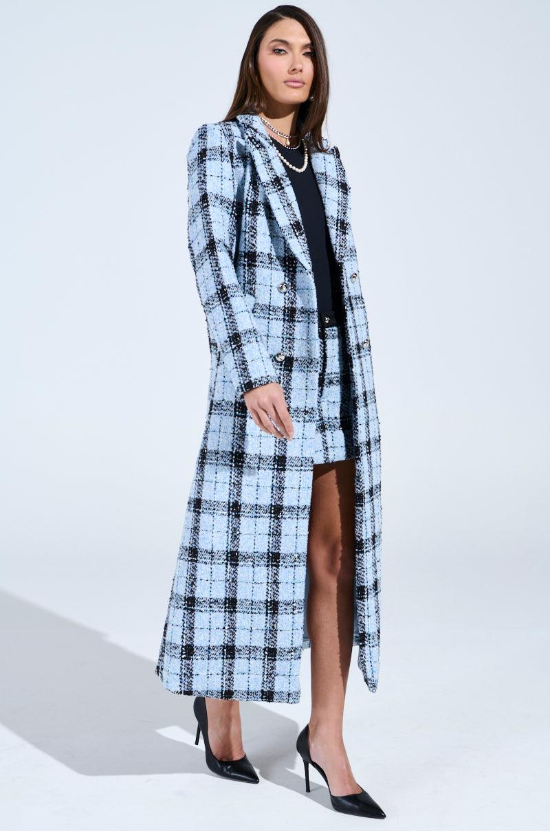 SMOOTH TRANSITION TWEED TRENCH Product Image
