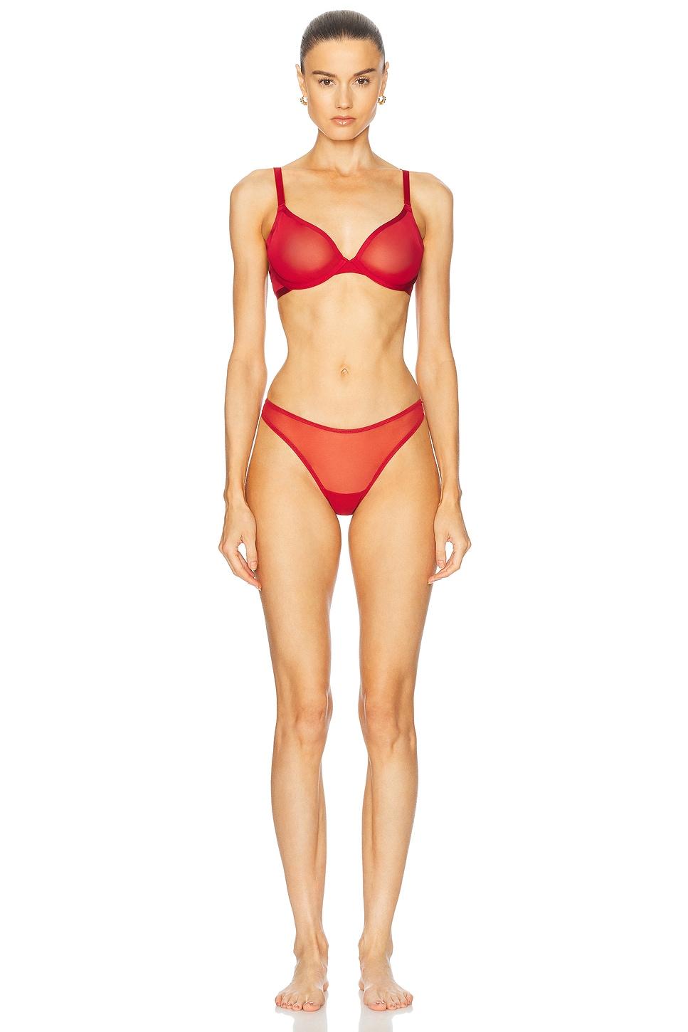 Mesh Plunge Bra Product Image