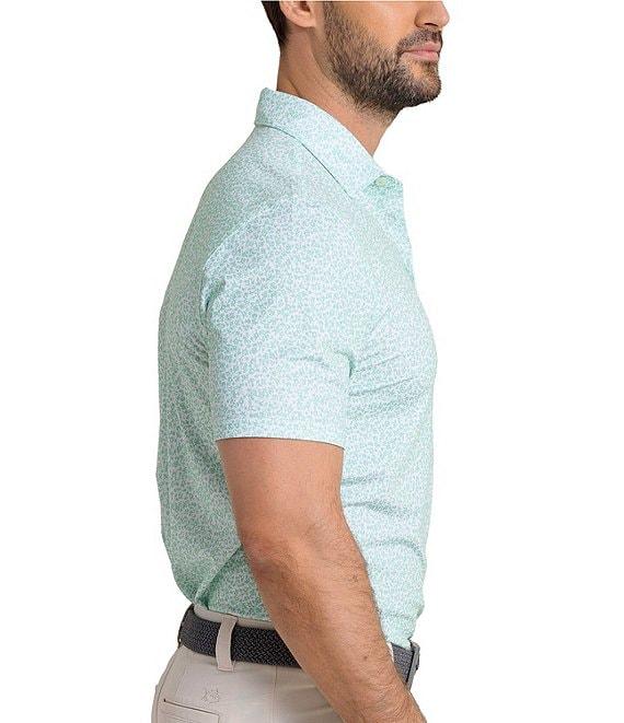 Southern Tide Driver Flower Frenzy Printed Short Sleeve Performance Polo Shirt Product Image