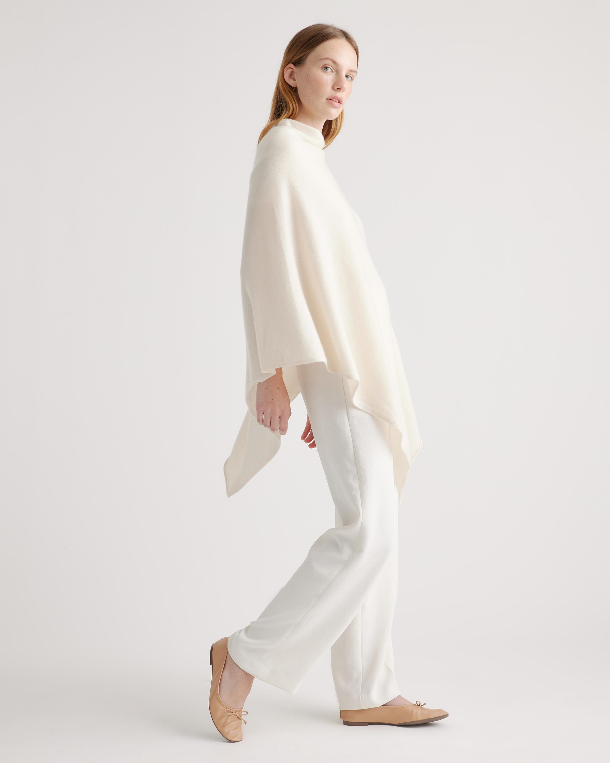 Quince | Women's Mongolian Cashmere Poncho Product Image