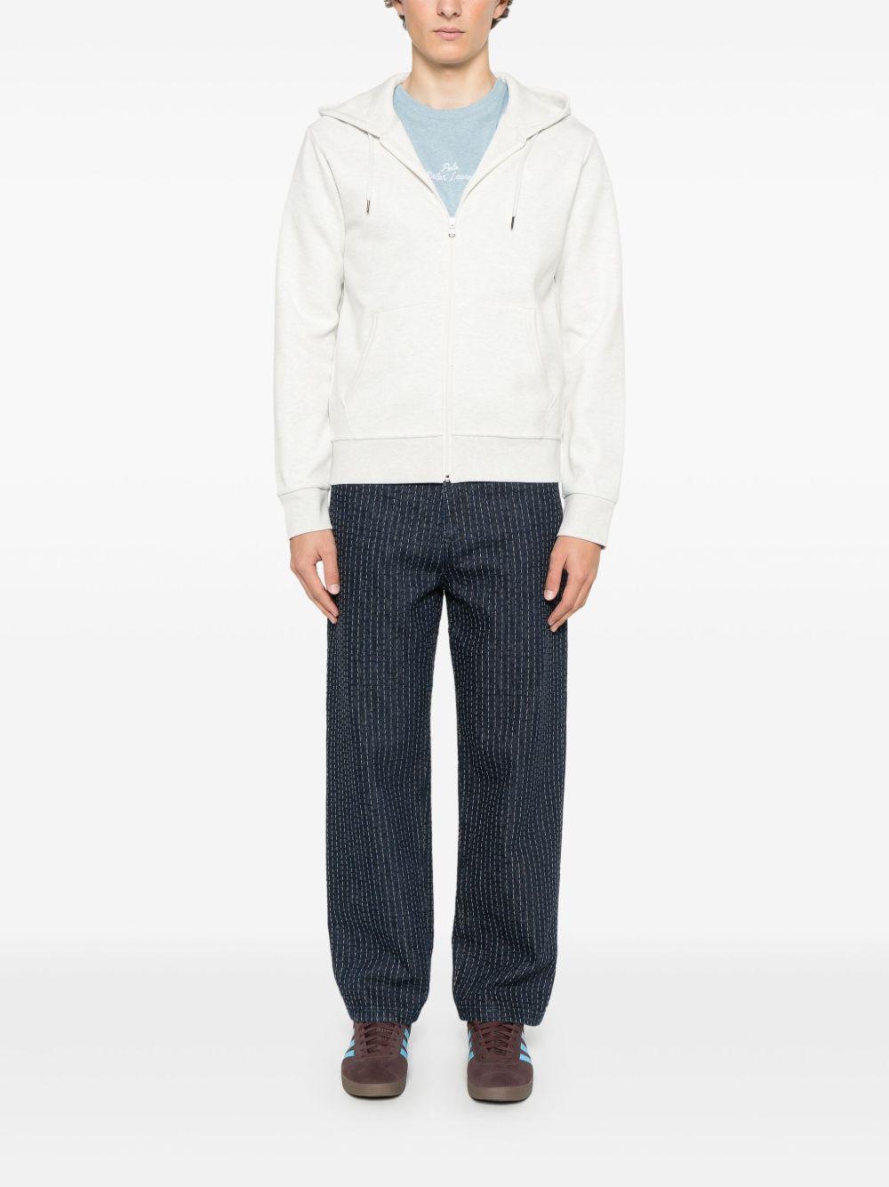 mélange-effect hoodie Product Image