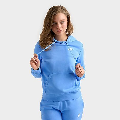 Womens Nike Sportswear Club Fleece Pullover Hoodie | DQ5793-010 Product Image