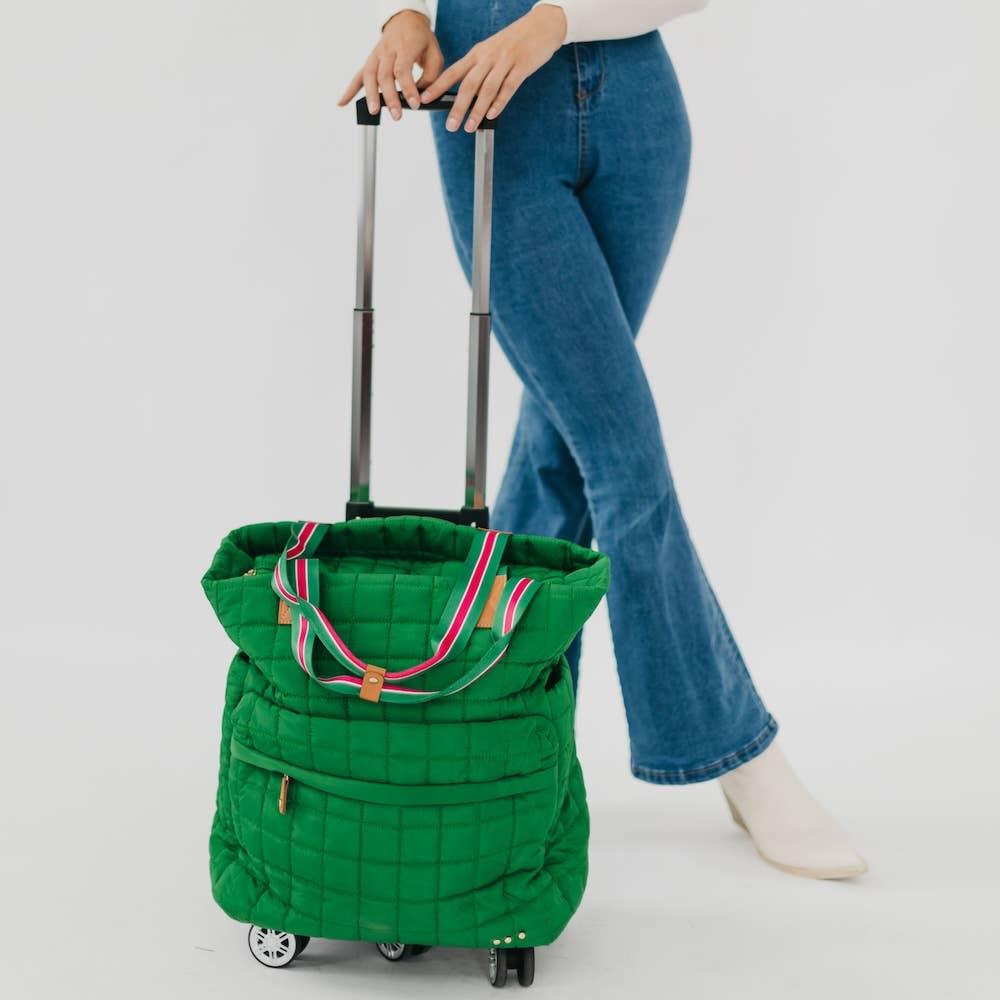 Tenley Quilted Tote Roller Bag (Multiple Color Options) Product Image