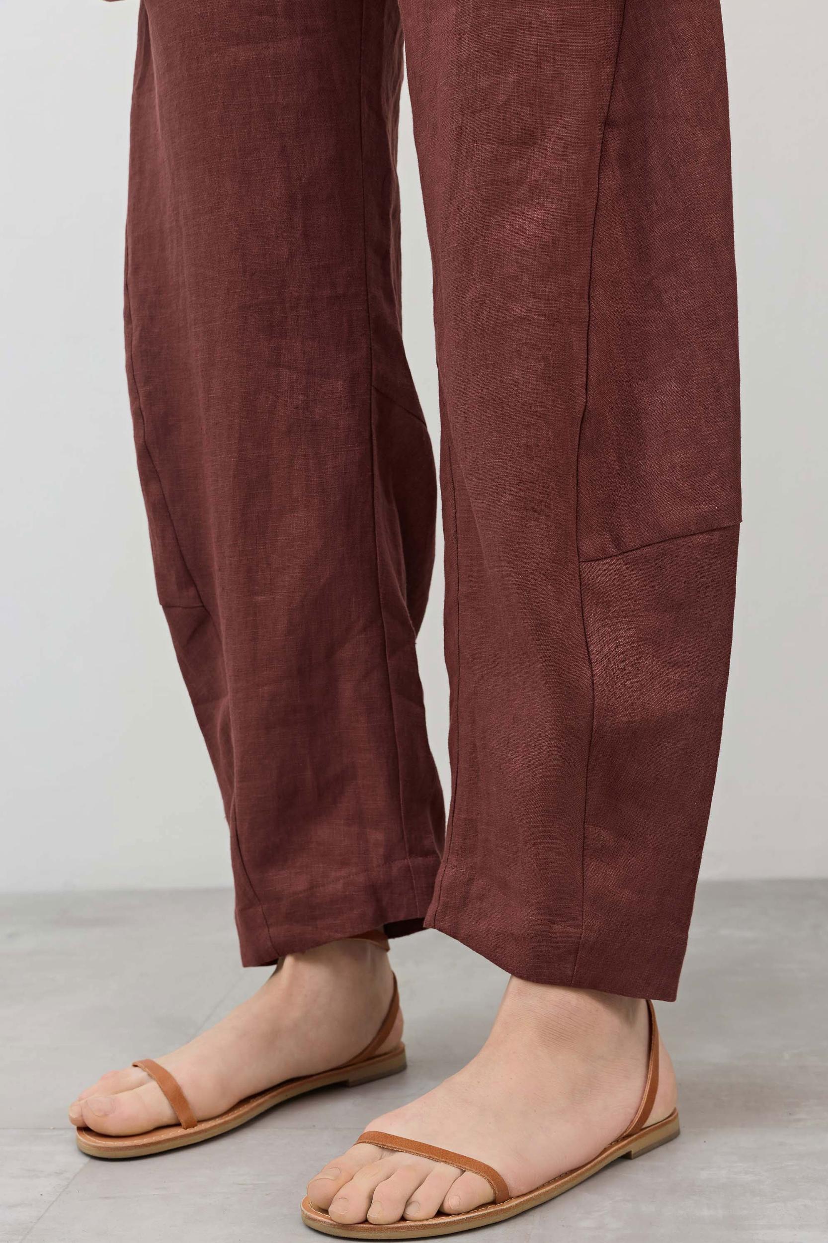 The Uptown Loose Linen Pants Product Image