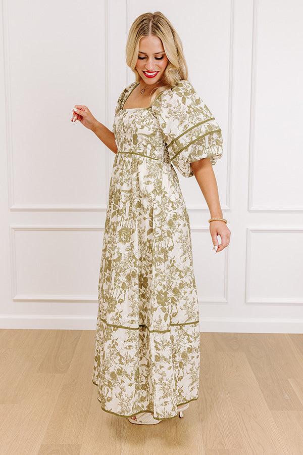 Cottage Bloom Floral Maxi Dress Product Image