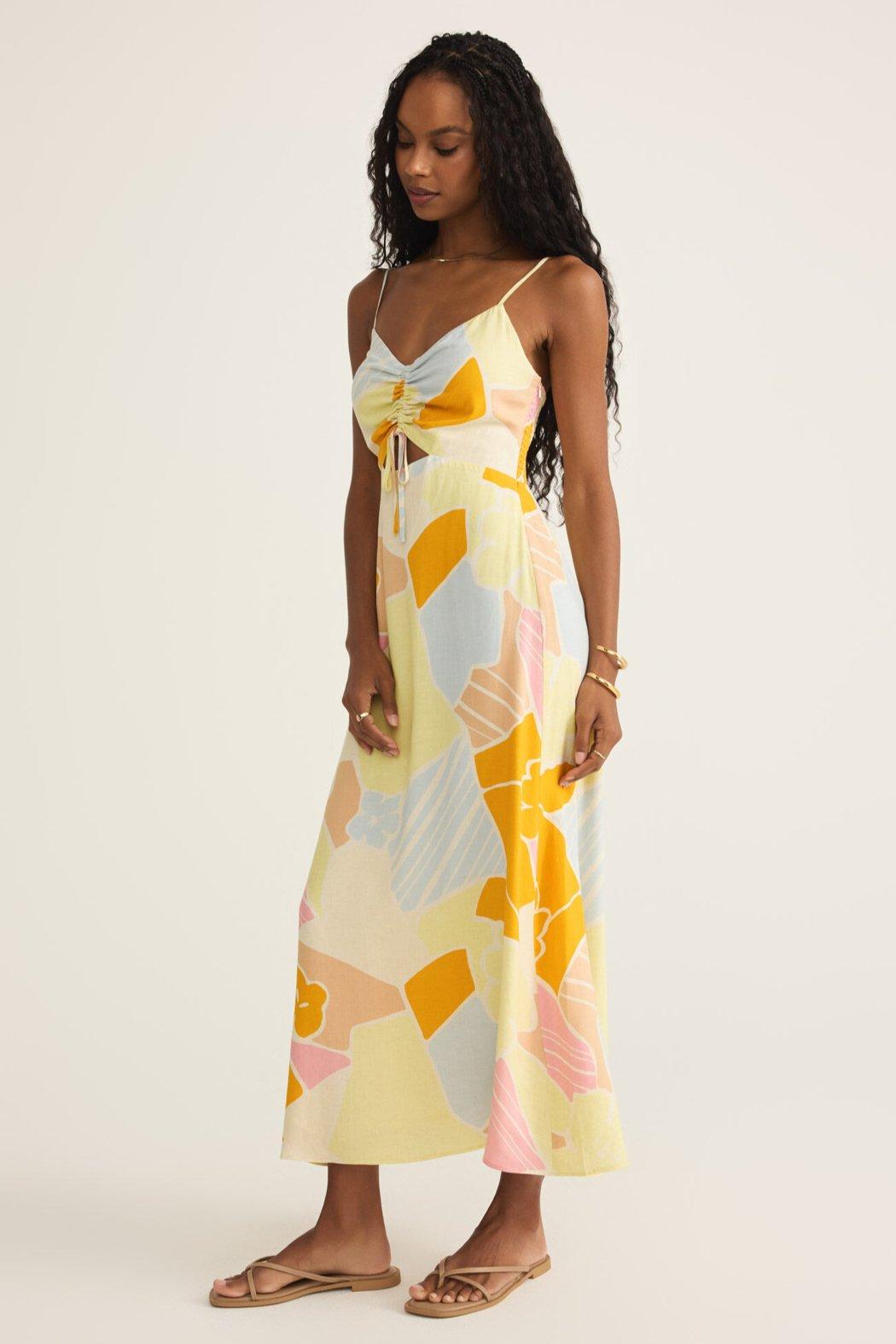 Aura Riviera Midi Dress Product Image