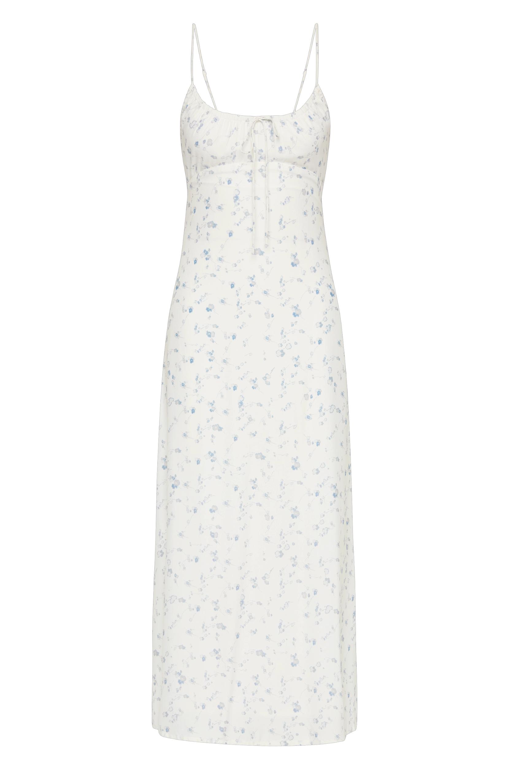 Pau Dress Blossom Egg Shell Powder Blue - Final Sale Product Image