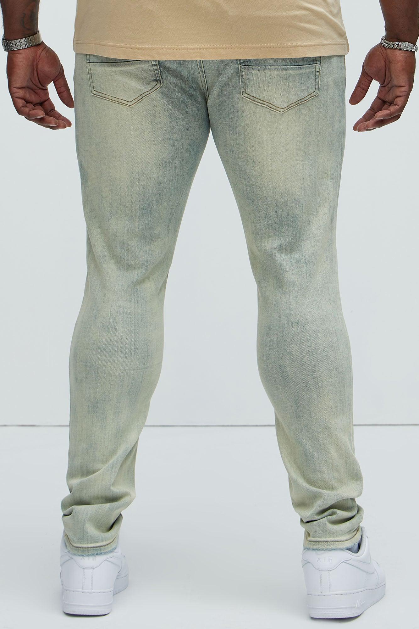 Bet On It Ripped And Repair Skinny Jeans - Medium Wash Product Image