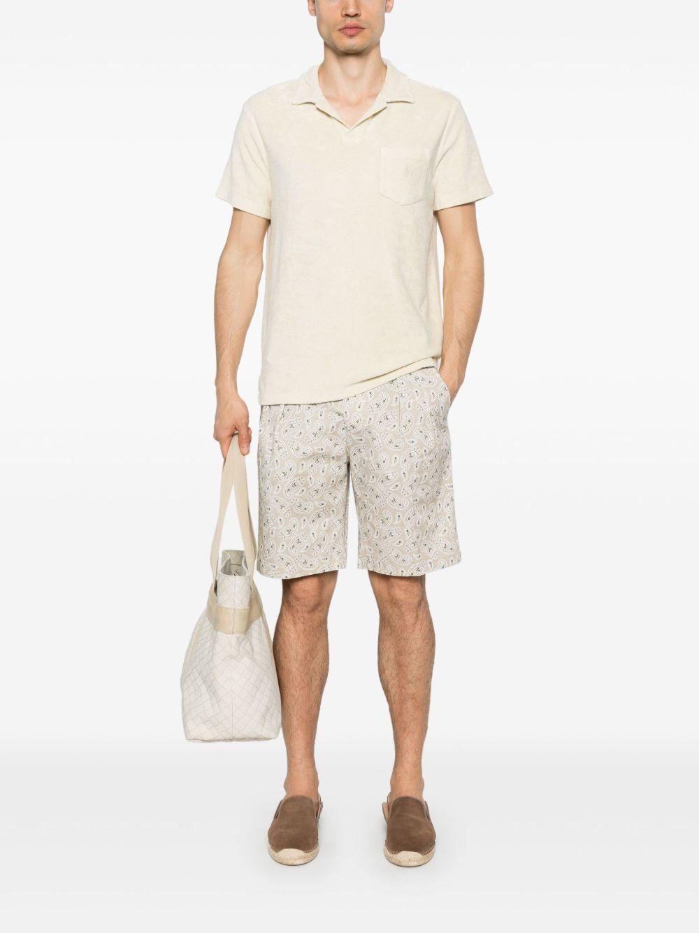 johnny-collar T-shirt Product Image