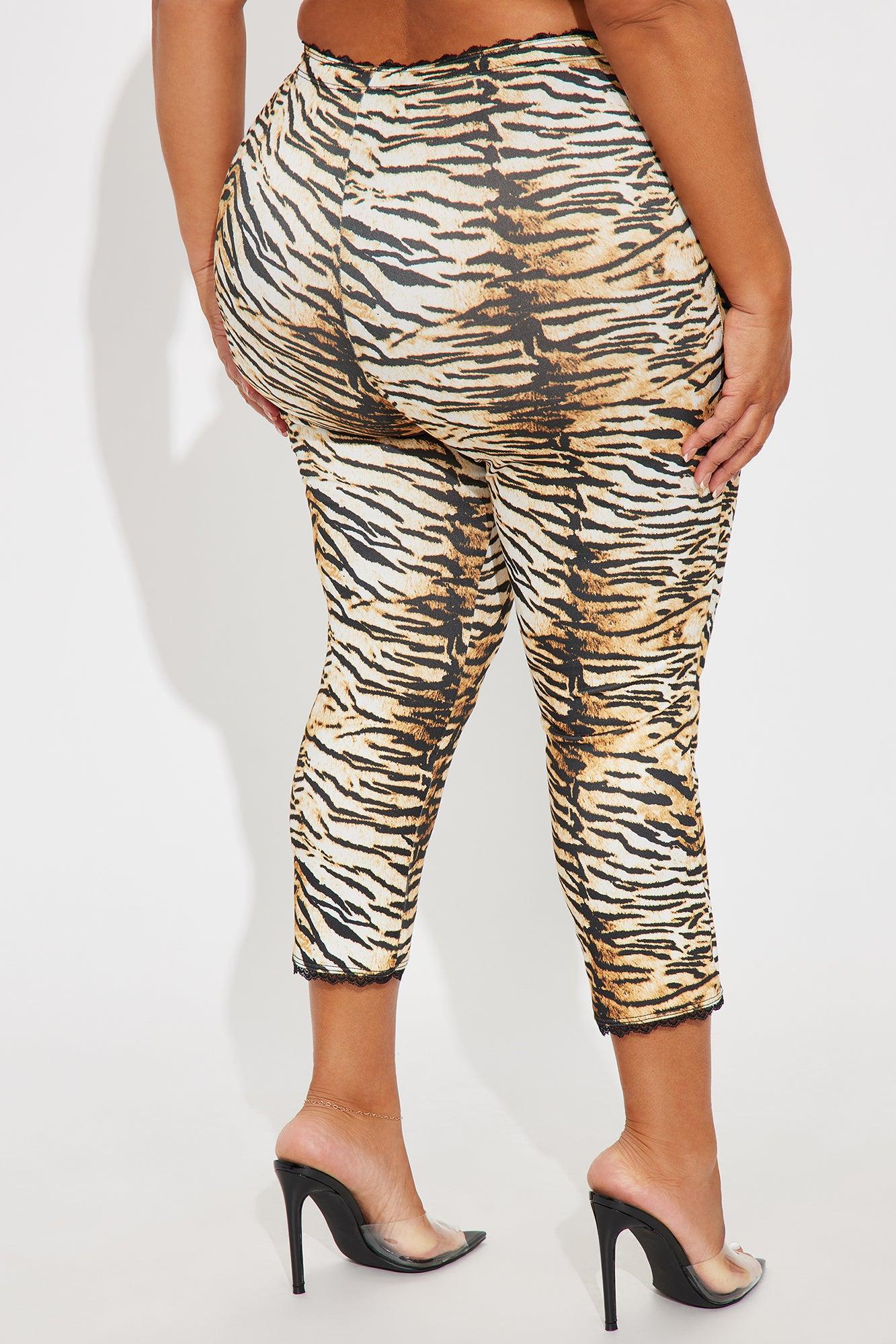 Zadie Capri Legging - Brown/combo Product Image
