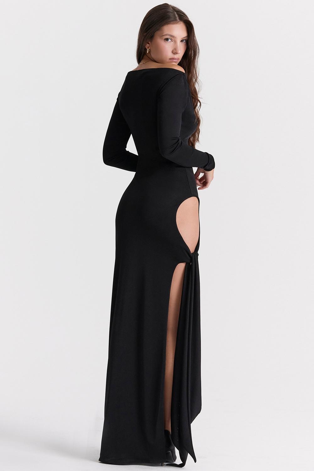 Marella  black cutout maxi dress Product Image