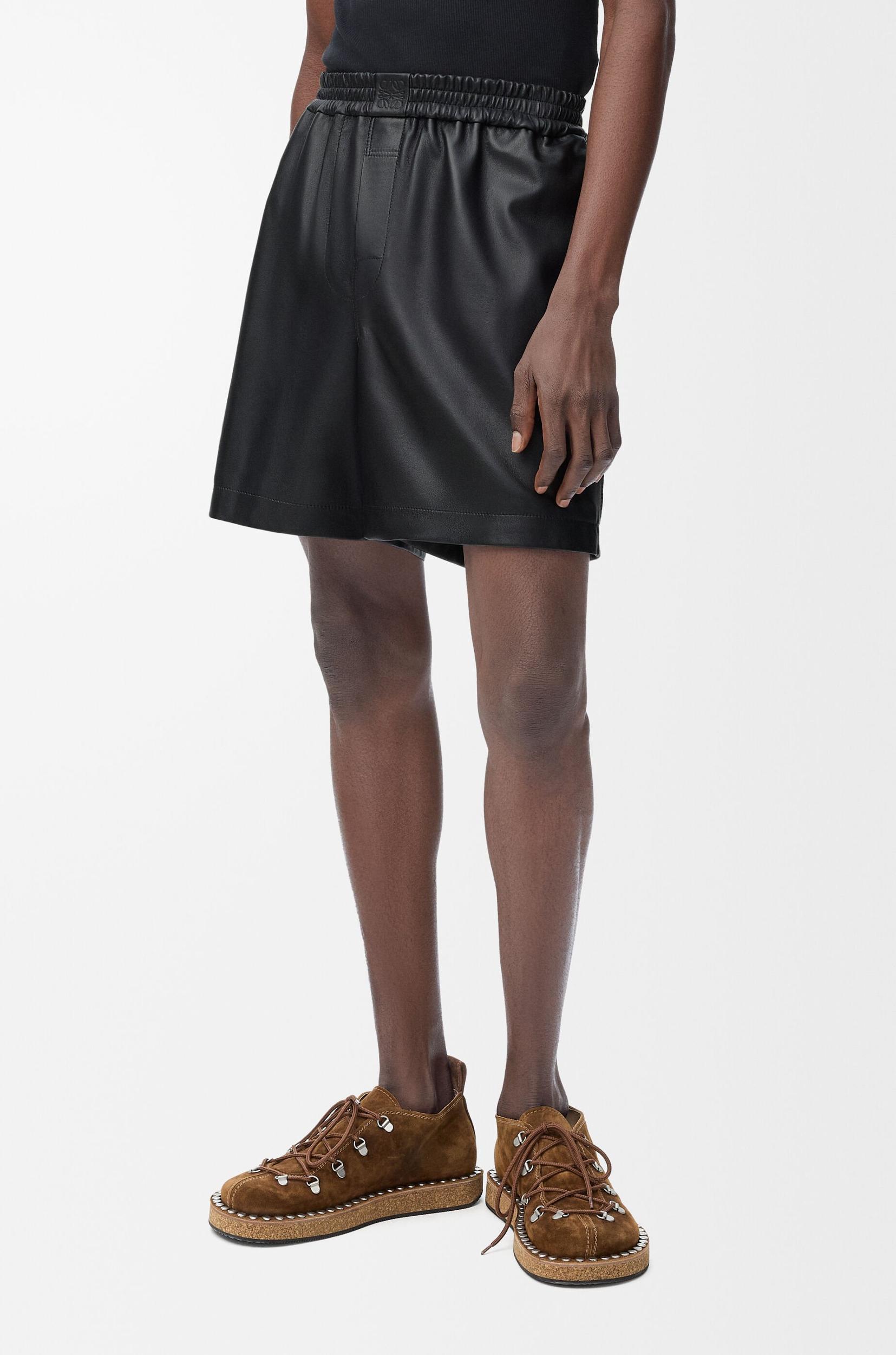 Shorts in nappa lambskin Product Image